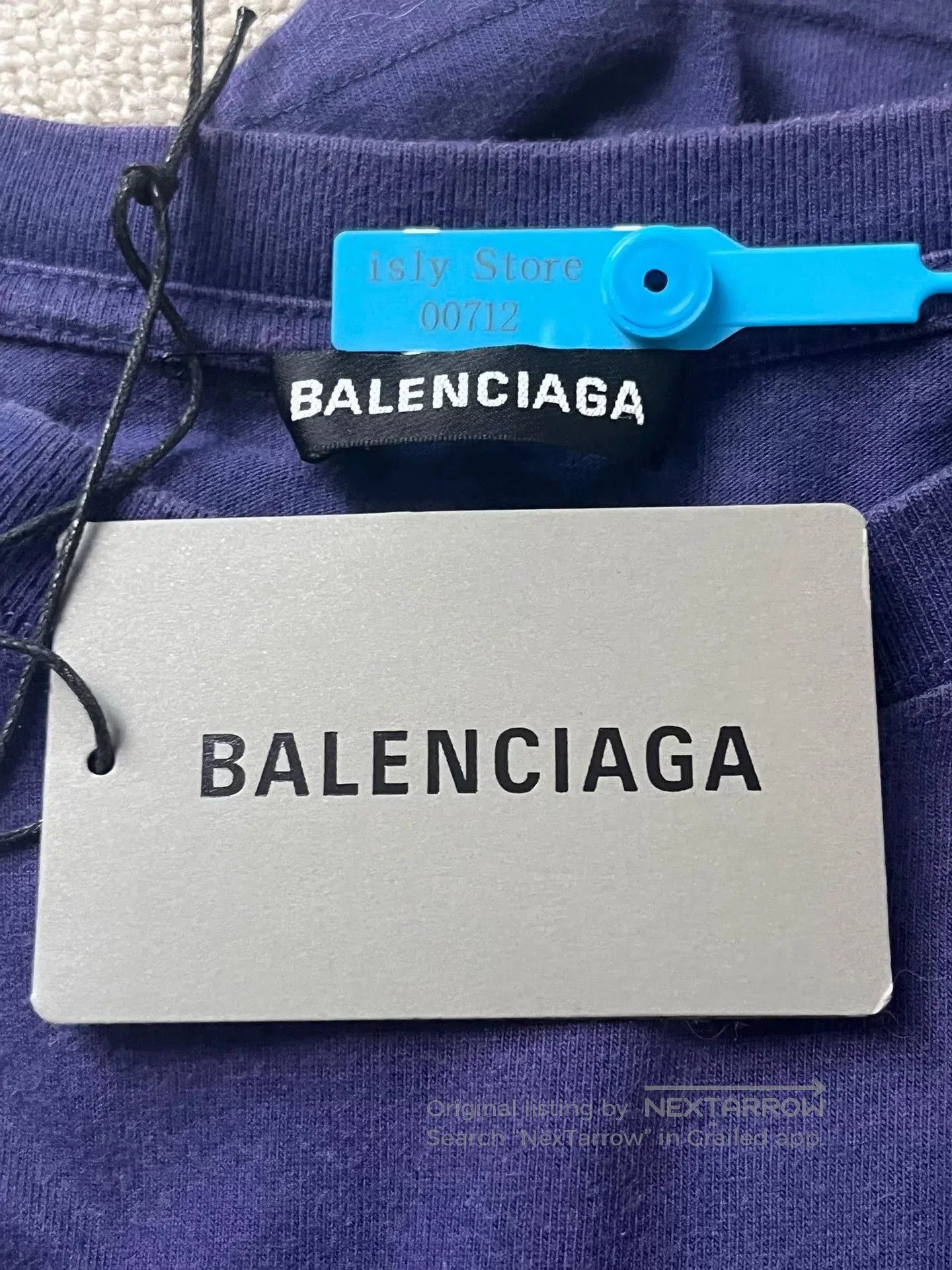 Balenciaga Balenciaga Logo Short Sleeve T. Size US S / EU 44-46 / 1 - 4 Thumbnail