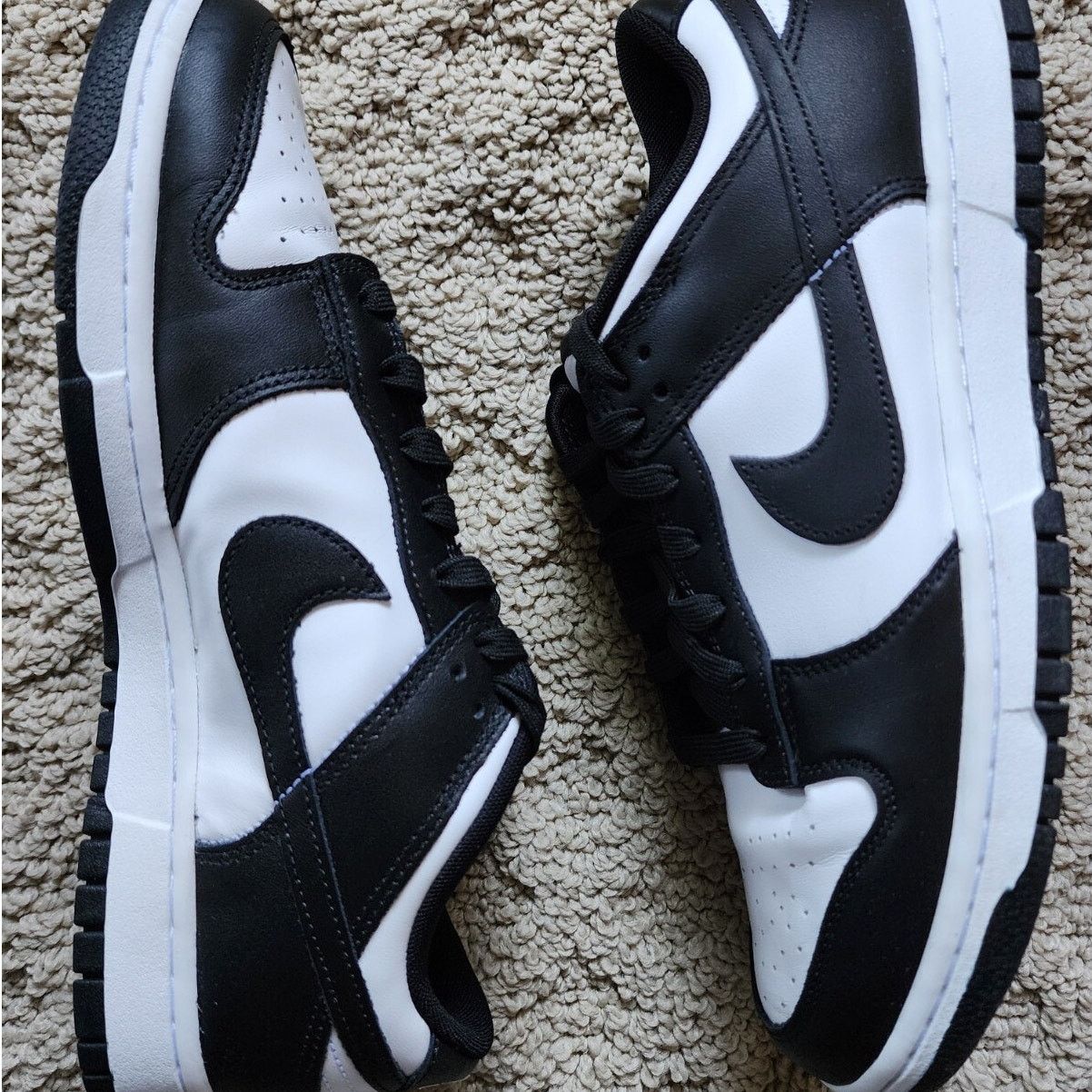 Nike Nike Dunk Low Black White Pre-Owned Sz 10 Size US 10 / EU 43 - 1 Thumbnail