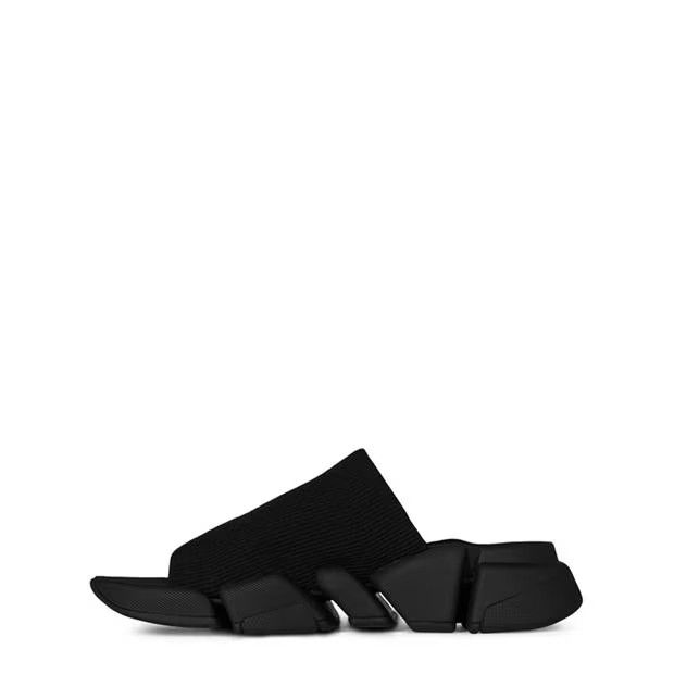 Balenciaga o1g2r1mq0924 Slides in Black Size US 7 / IT 37 - 2 Thumbnail