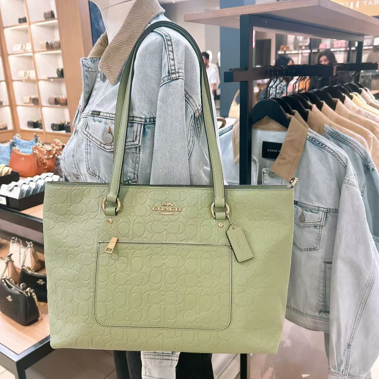 Coach Station Tote Bag In Signature Leather CEW04 Size ONE SIZE - 2 Thumbnail