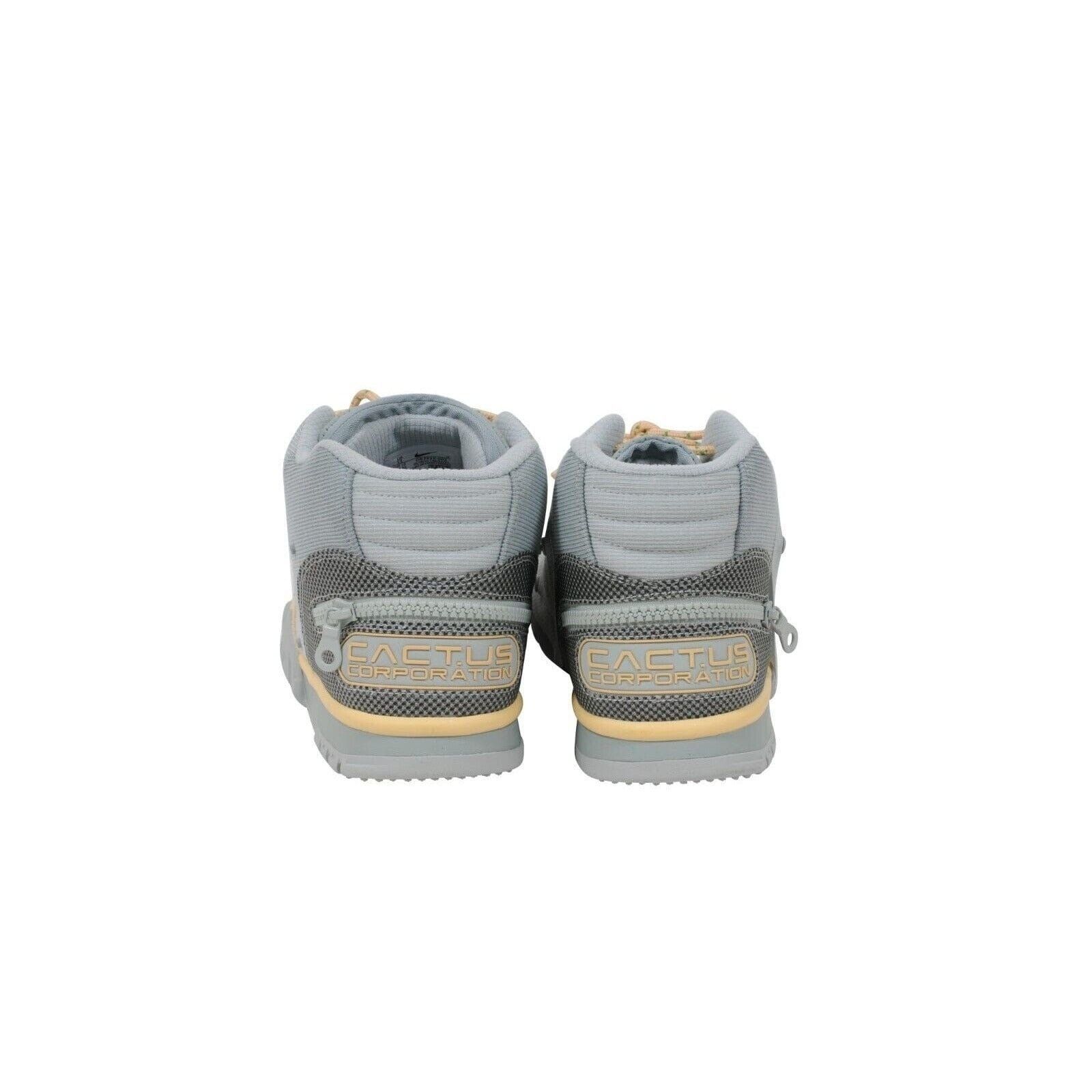 Nike × Travis Scott Cactus Jack Air Trainer 1 CJ SP Sneakers Grey Haze Mid Size US 11 / EU 44 - 6 Thumbnail