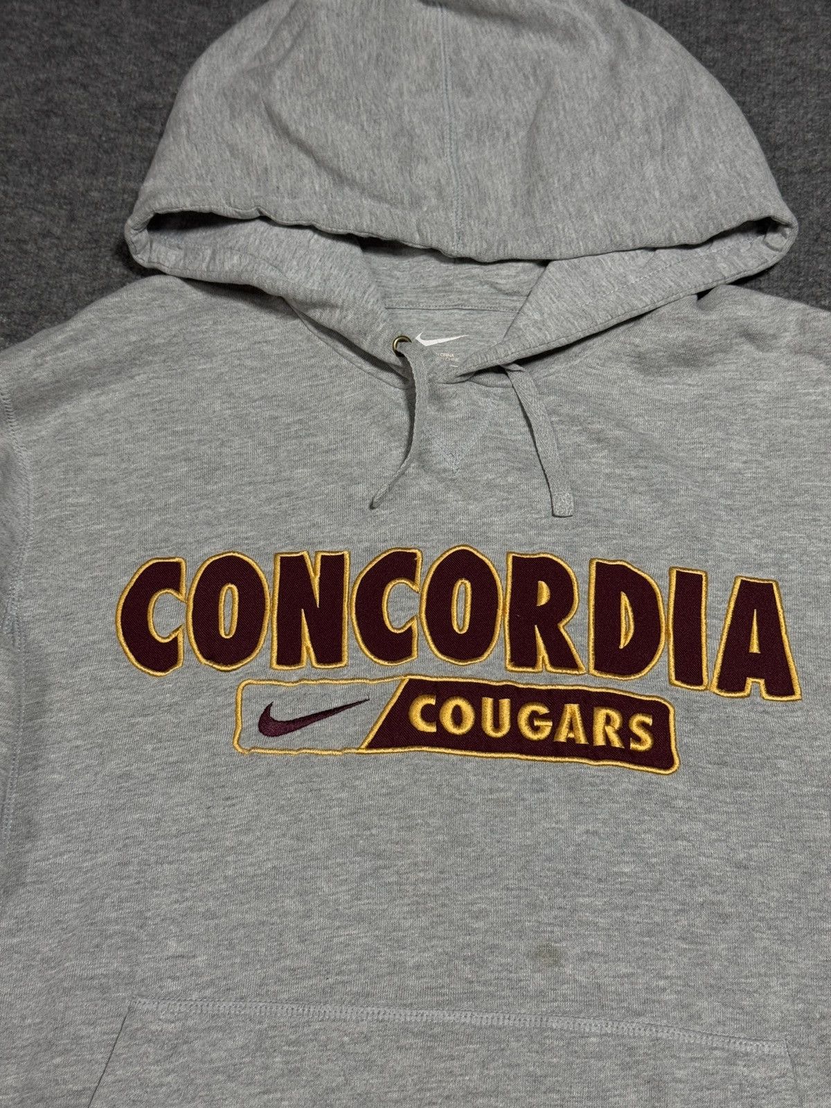 Nike NIKE Concordia Cougars University Hoodie Gray Size S Size US S / EU 44-46 / 1 - 2 Thumbnail
