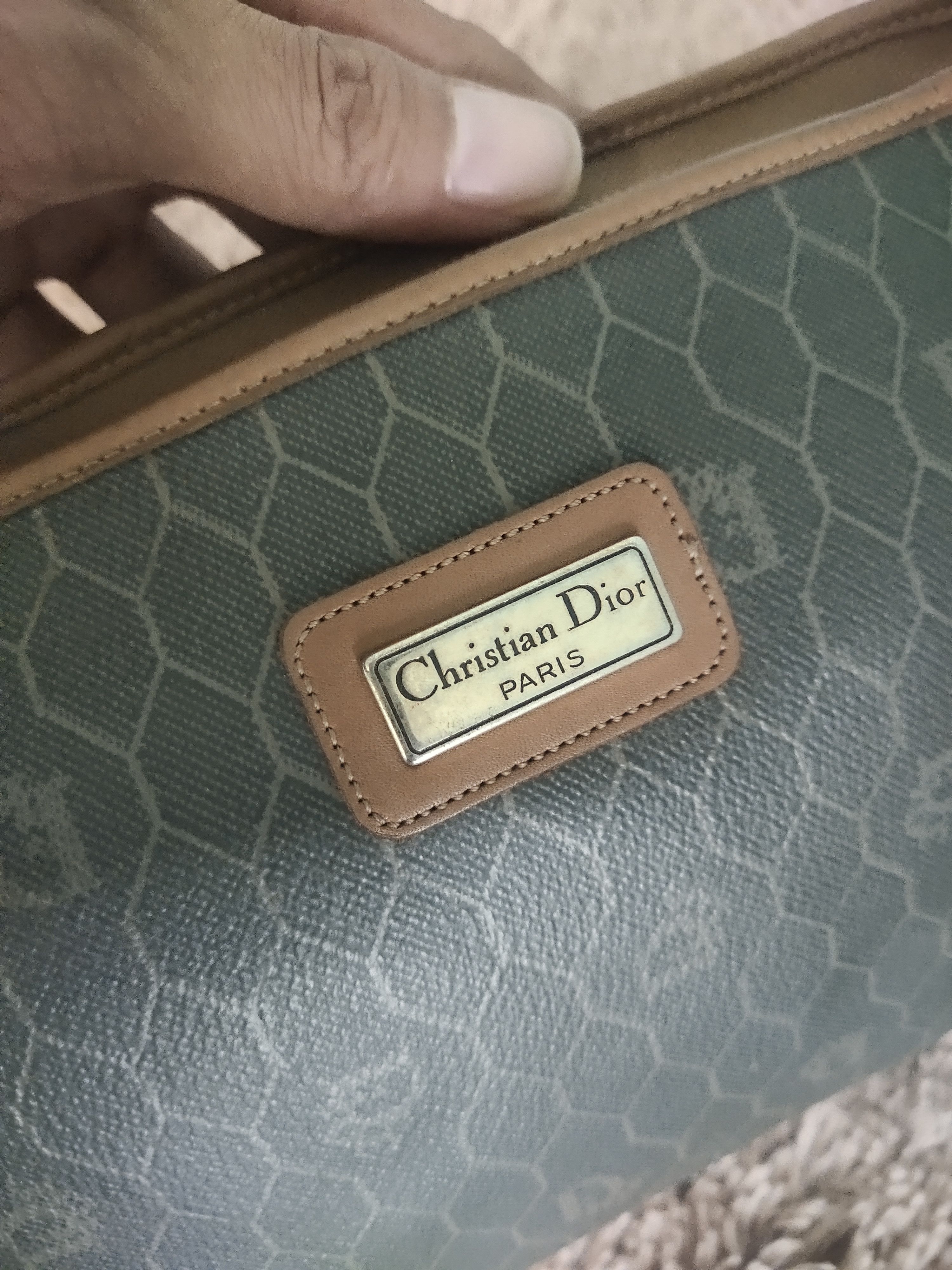 Christian Dior Monsieur × Dior Vintage Dior Macadam Monogram Clutch Bag Size ONE SIZE - 4 Thumbnail
