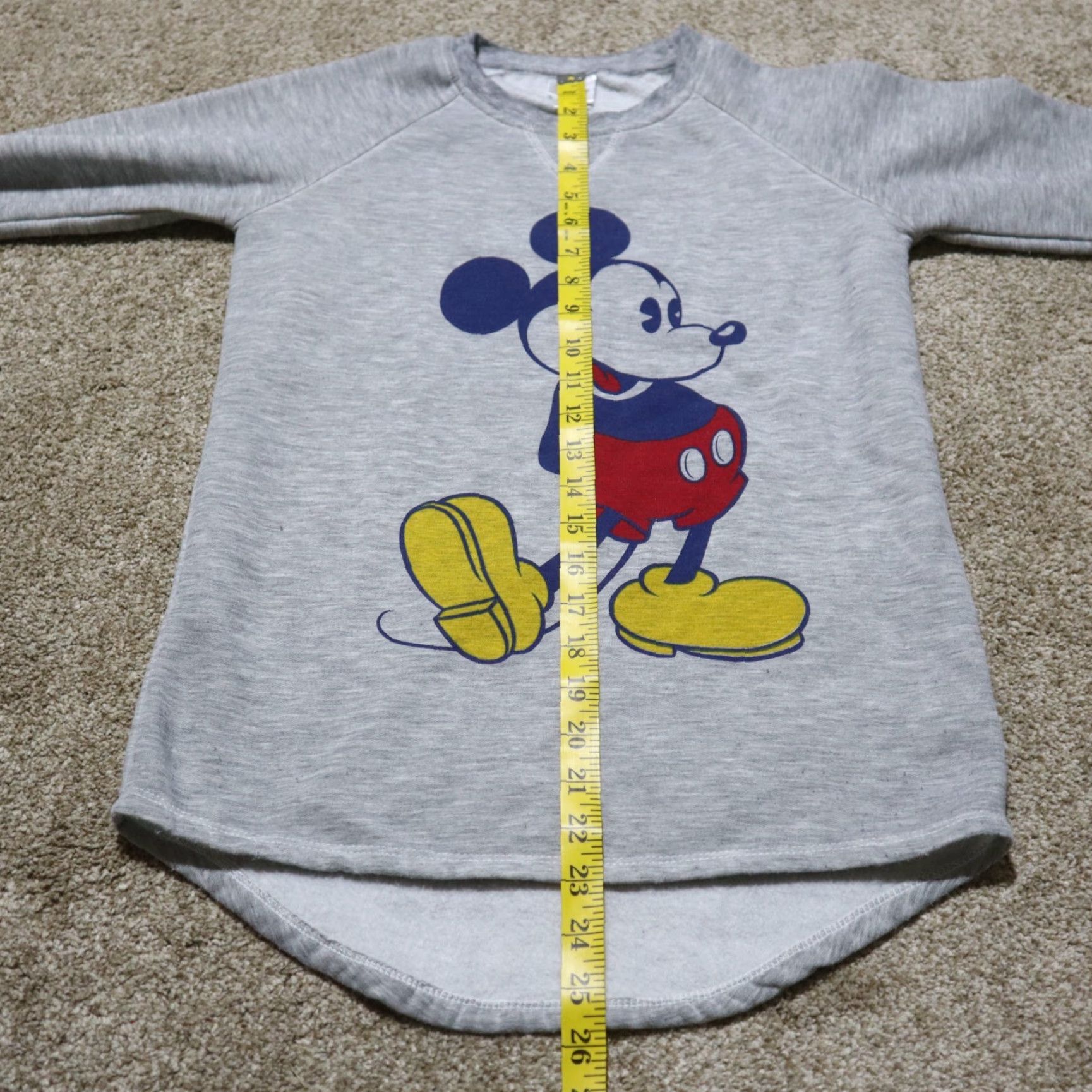 Disney Disney Mickey Mouse Gray Lightweight Sweater Women's XS Extra Small Size XS / US 0-2 / IT 36-38 - 5 Thumbnail