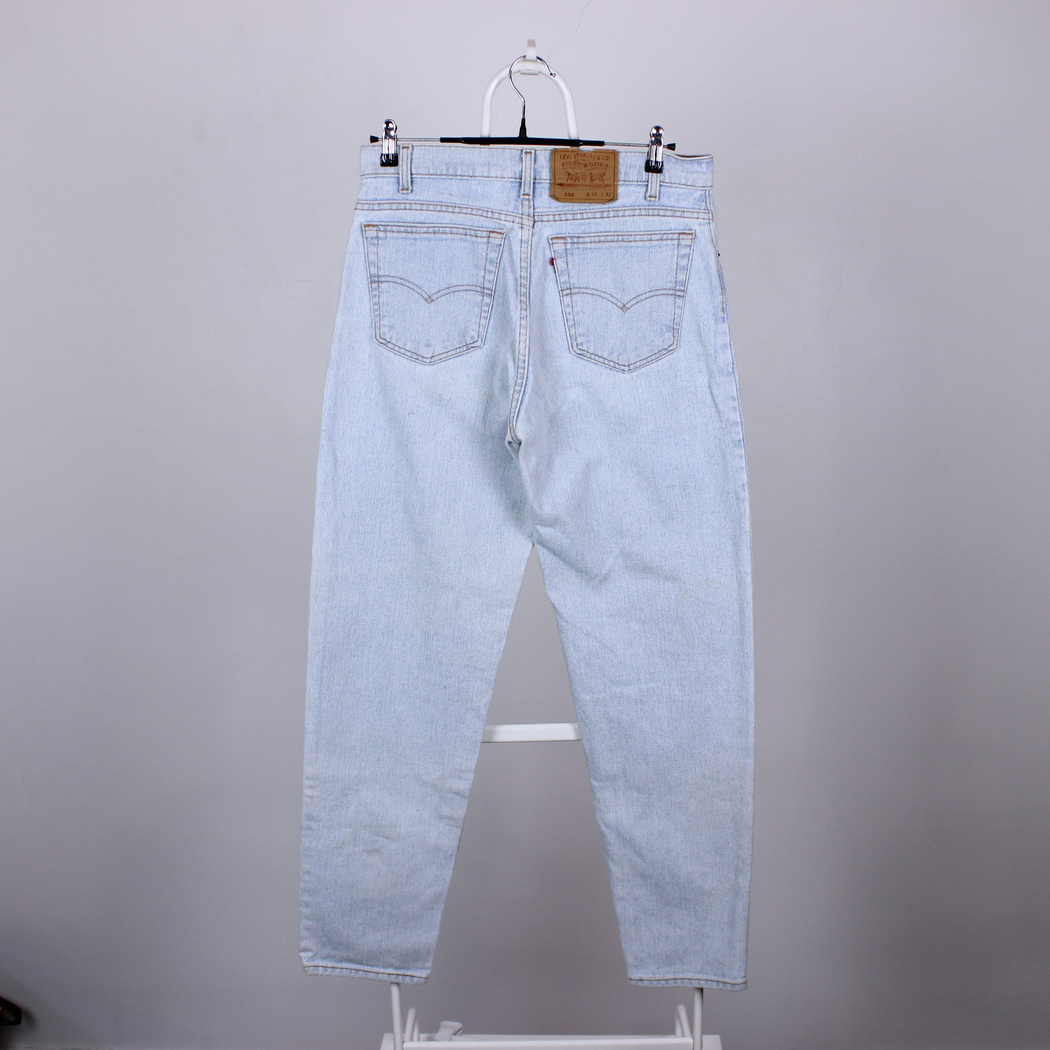 Levi's Levis 550 denim jeans W33 L32 blue rare Size US 33 - 6 Thumbnail