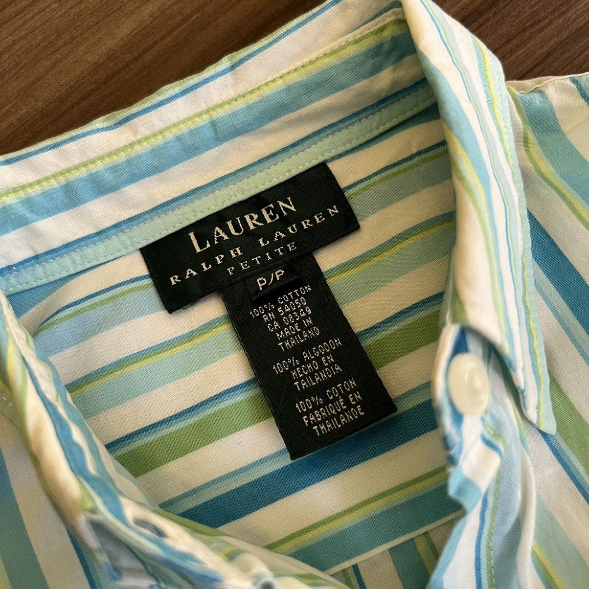 Ralph Lauren Vintage 90s Ralph Lauren Stripe Button up shirt Size M / US 6-8 / IT 42-44 - 4 Thumbnail