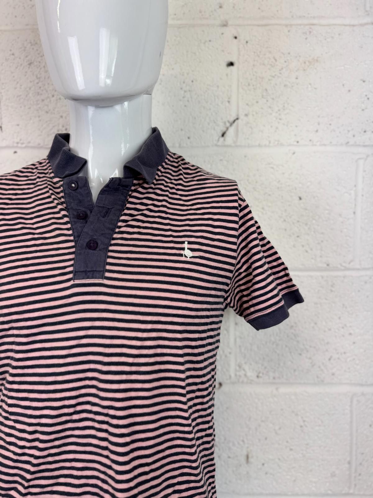 Jack Wills Jack Wills Men's Striped Short Sleeve Polo Shirt Size M Size US M / EU 48-50 / 2 - 2 Thumbnail
