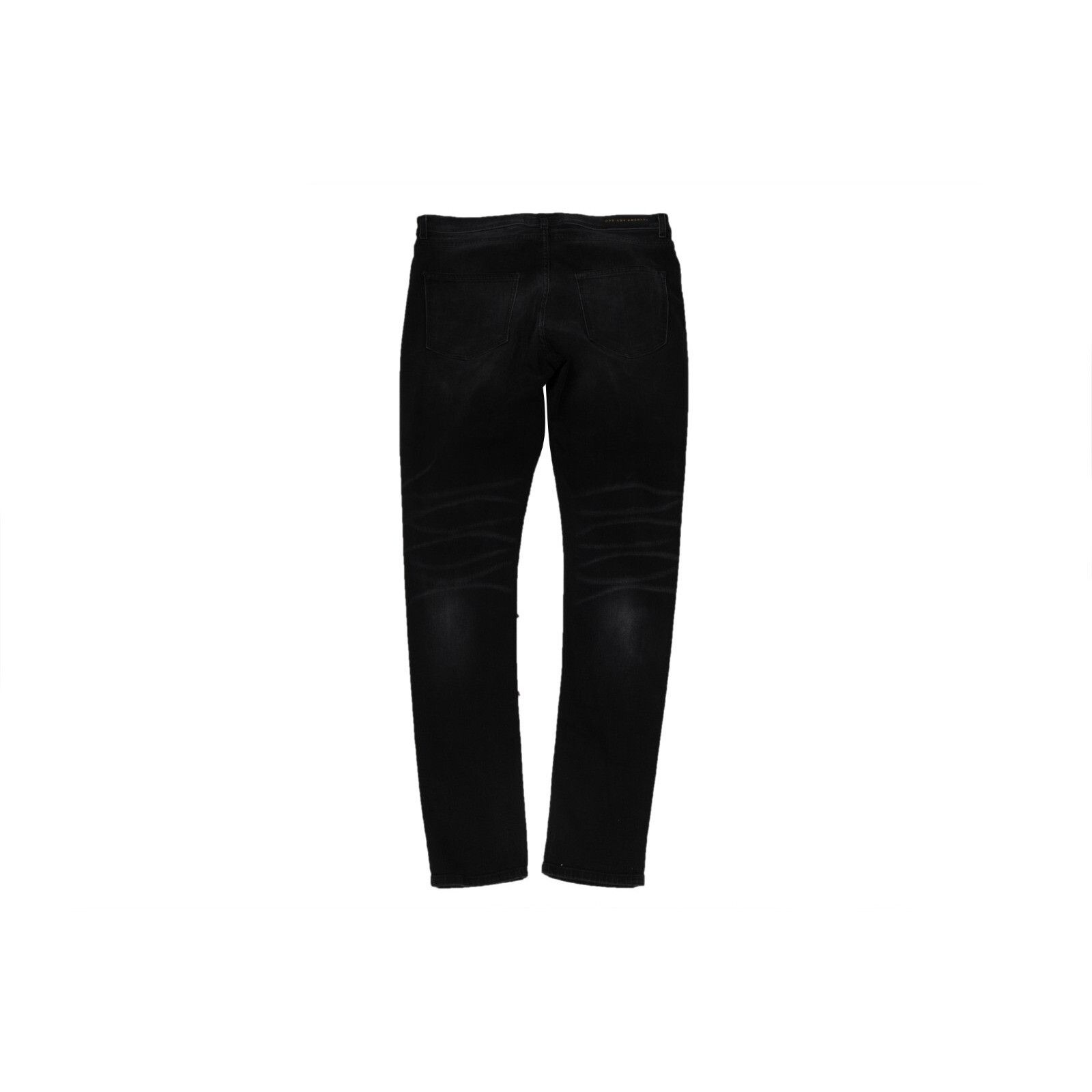 Oro Los Angeles Oro Mens The Mar Jeans Vintage Black Slim Leg Size US 36 / EU 52 - 2 Thumbnail