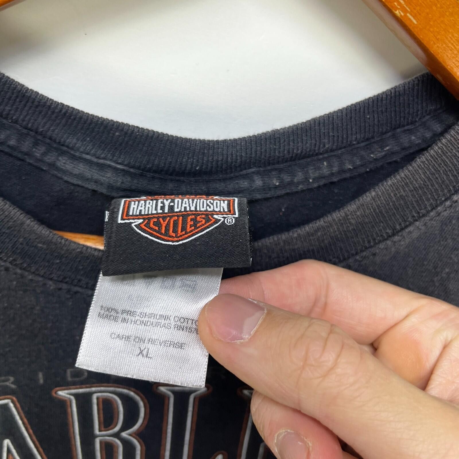 Harley Davidson Vintage Harley Davidson Faded Sleeveless Shirt XL Size US XL / EU 56 / 4 - 4 Thumbnail