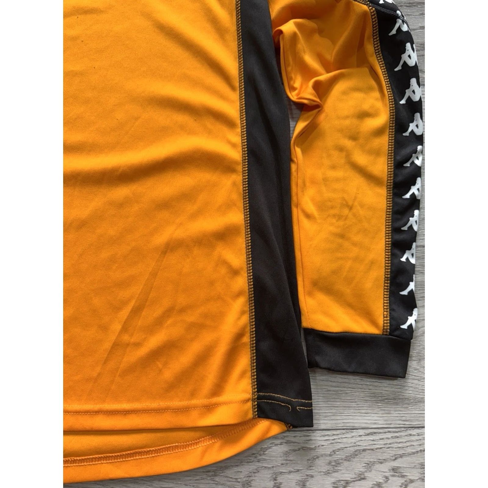 Nike KAPPA Long Sleeve GK GOALKEEPER FOOTBALL SHIRT SOCCER JERSEY Orange M Shirt Mens Size US M / EU 48-50 / 2 - 4 Thumbnail