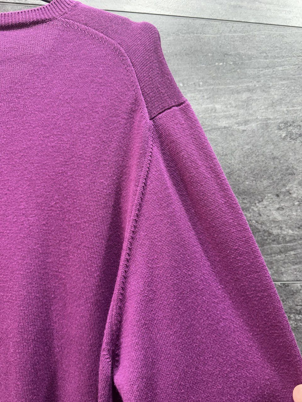 Prada Prada Merino Cotton Wool Purple Sweater Size US L / EU 52-54 / 3 - 5 Thumbnail