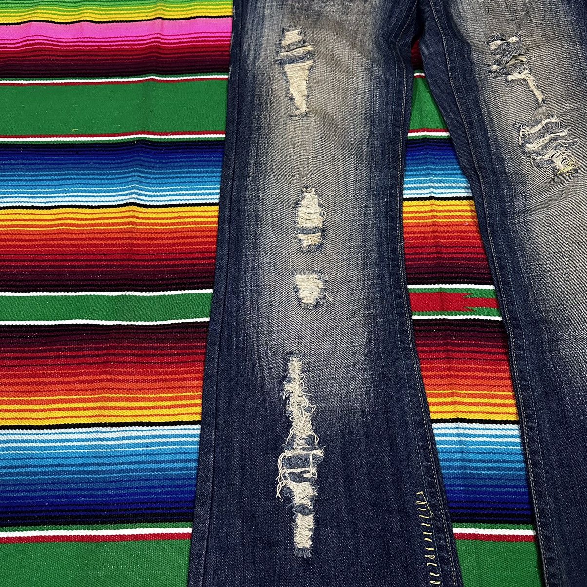 Kapital 💥Distress Denim💥 Japanesebrand Midas Crazy Design💥 Size US 32 / EU 48 - 8 Thumbnail