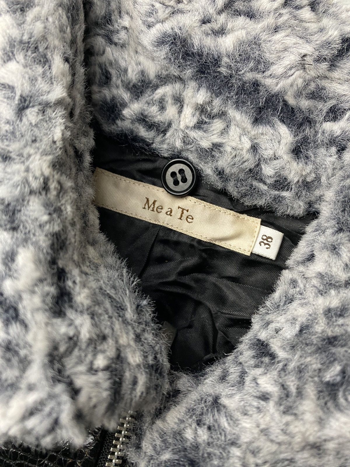 14th Addiction 2000's MeaTe Fur Crocodile Pattern Jacket Size US S / EU 44-46 / 1 - 12 Thumbnail