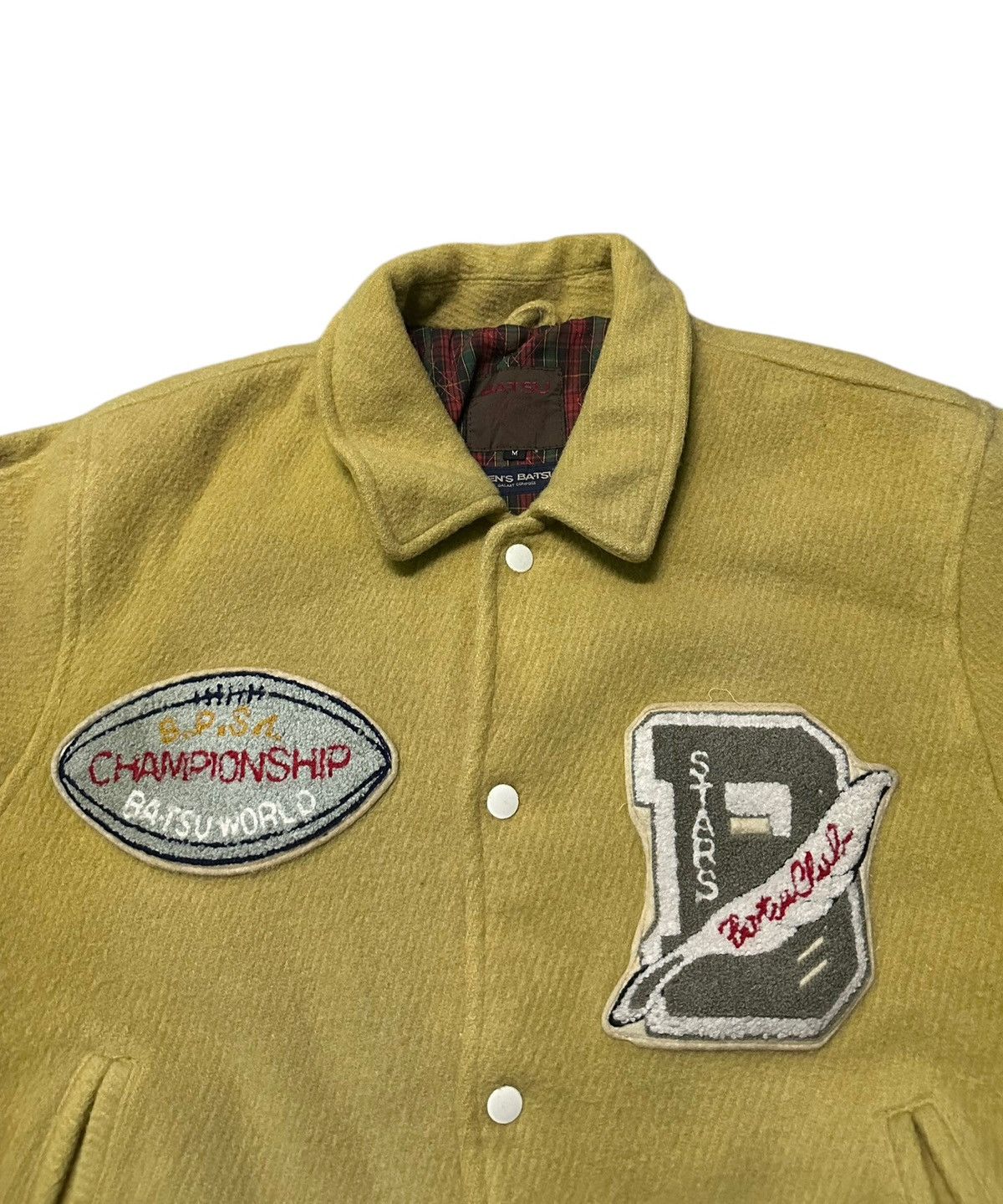 Vintage Men’s Bat-su championship football wool varsity jacket Size US M / EU 48-50 / 2 - 5 Thumbnail