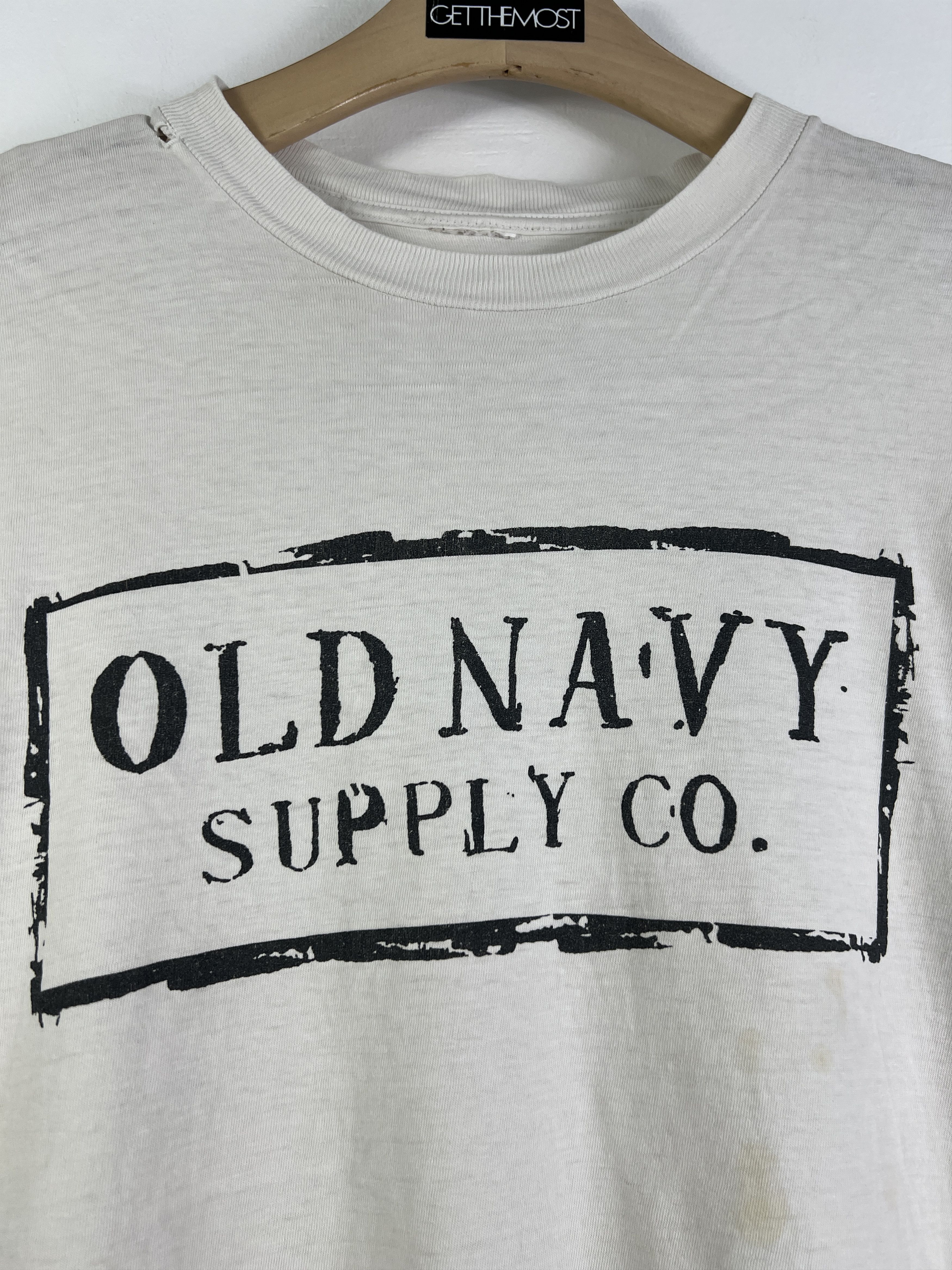 Old Navy No.5189 Old Navy Supply Co. Box Logo Graphic Tee Size US L / EU 52-54 / 3 - 2 Thumbnail