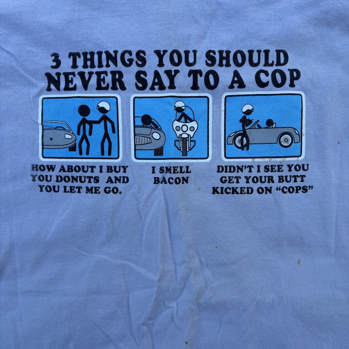 AAA × Vintage Vintage Police Shirt Size US L / EU 52-54 / 3 - 2 Thumbnail