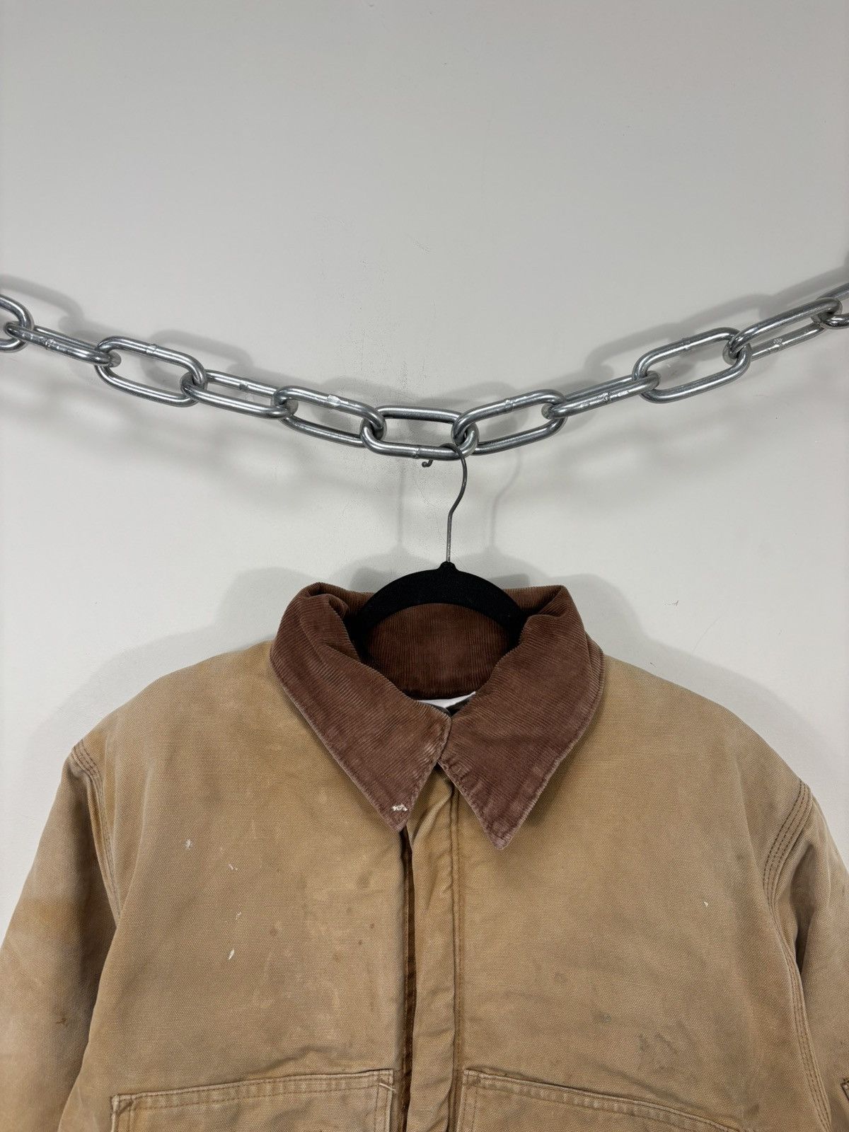 Carhartt Vintage 90s Carhartt Made In USA Faded Boxy Cropped Jacket Size US L / EU 52-54 / 3 - 2 Thumbnail