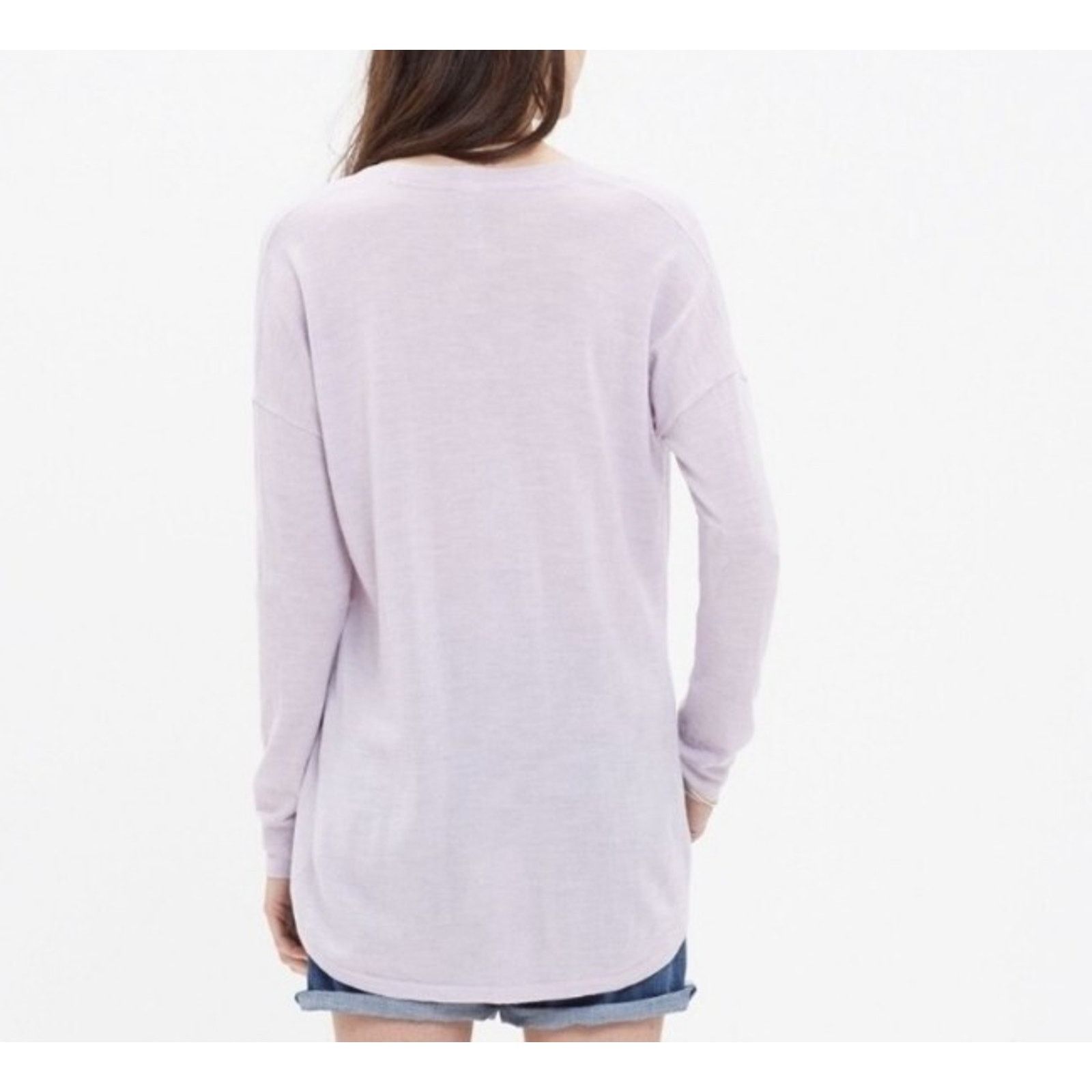 Madewell MADEWELL Northstar Pullover 100% Merino Purple M A003297 Size M / US 6-8 / IT 42-44 - 2 Thumbnail