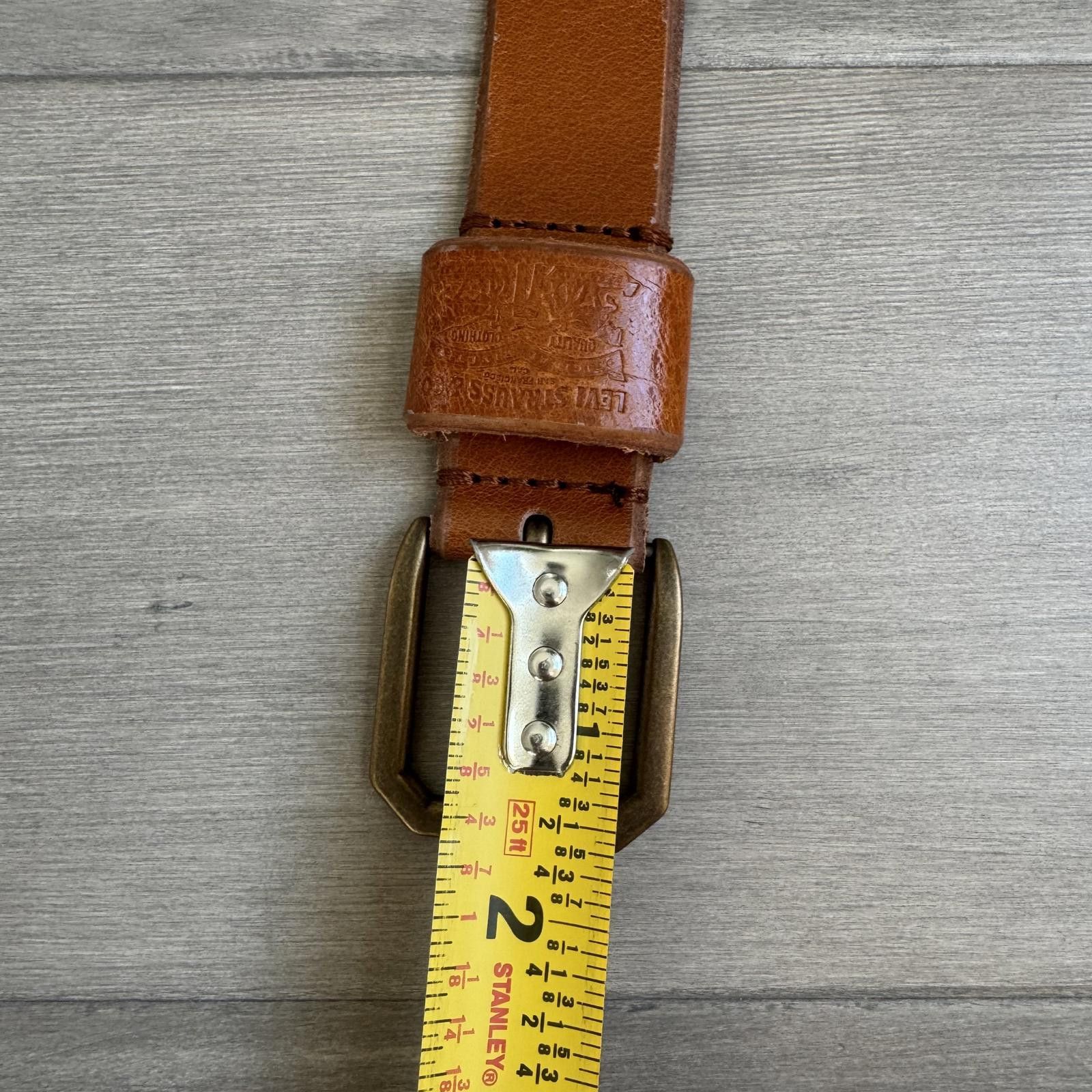 Other Levi Strauss & Co. Men’s Belt / Brass Buckle Size 40 Size ONE SIZE - 6 Thumbnail