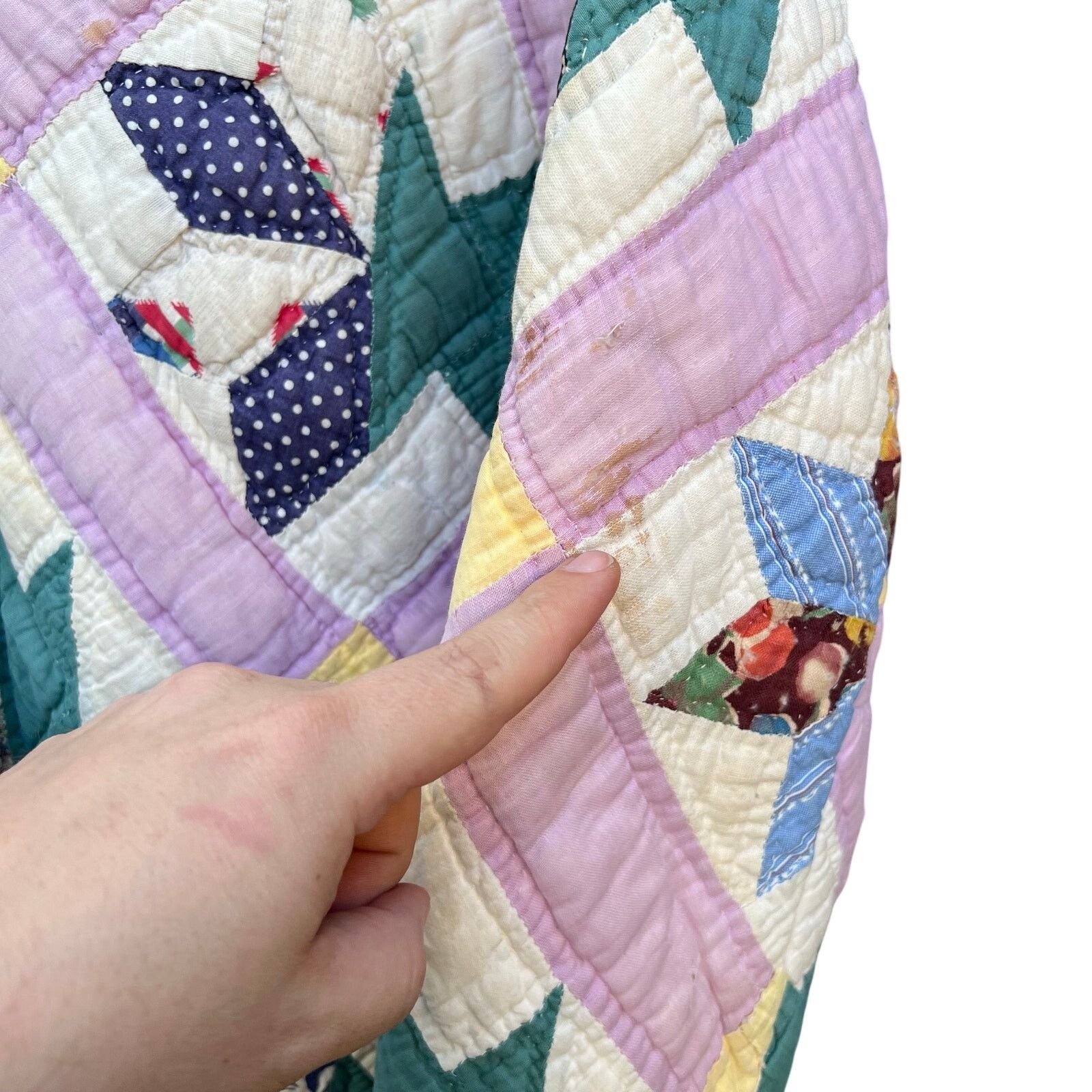 & Other Stories Rare Vintage 70’s Hand Quilted Zip Up Jacket Size XL 23x29 Size US XL / EU 56 / 4 - 7 Thumbnail
