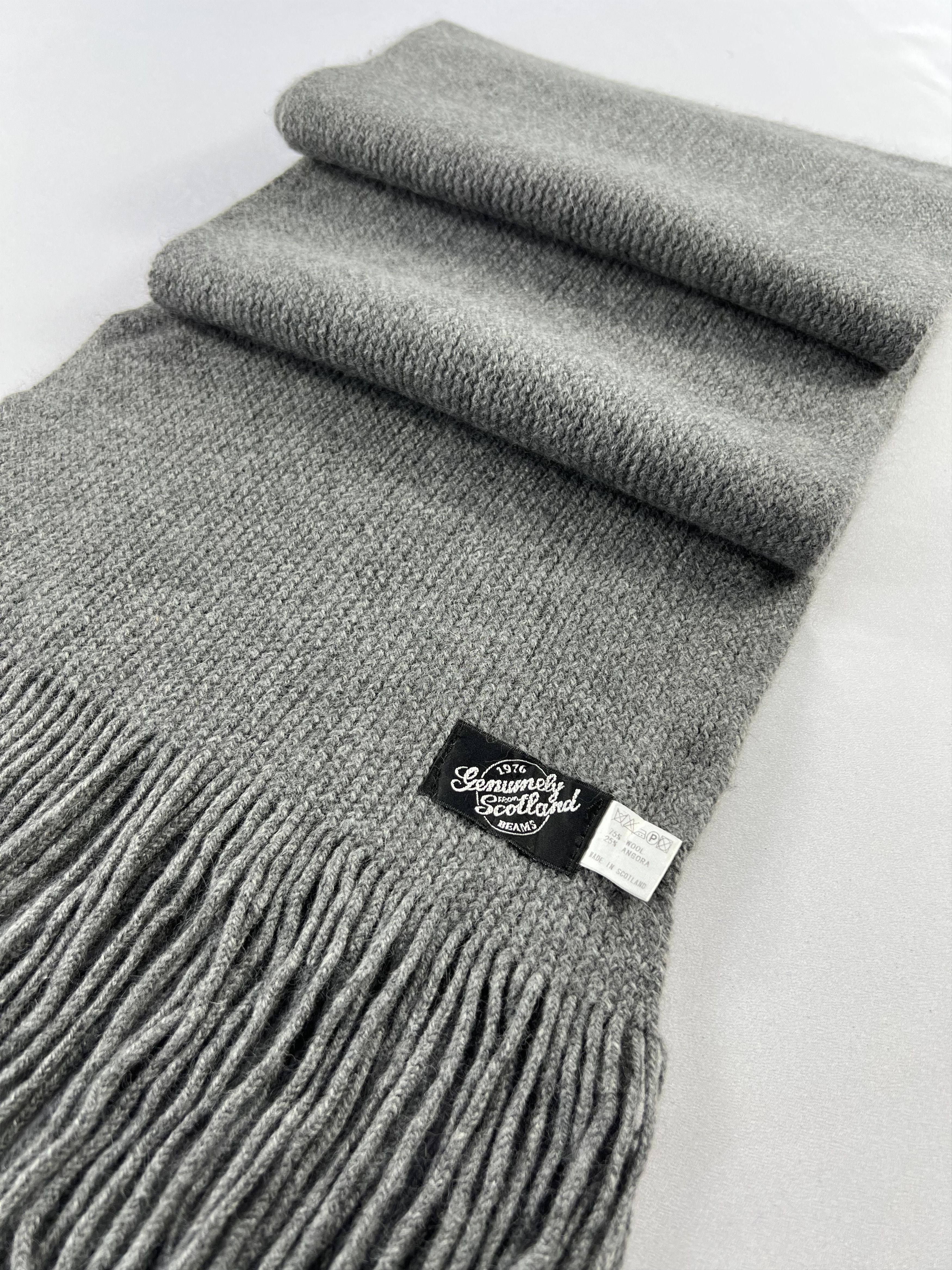 Beams Plus Beams Angora Wool Scarf / Muffler / Neckwear P1058 Size ONE SIZE - 2 Thumbnail