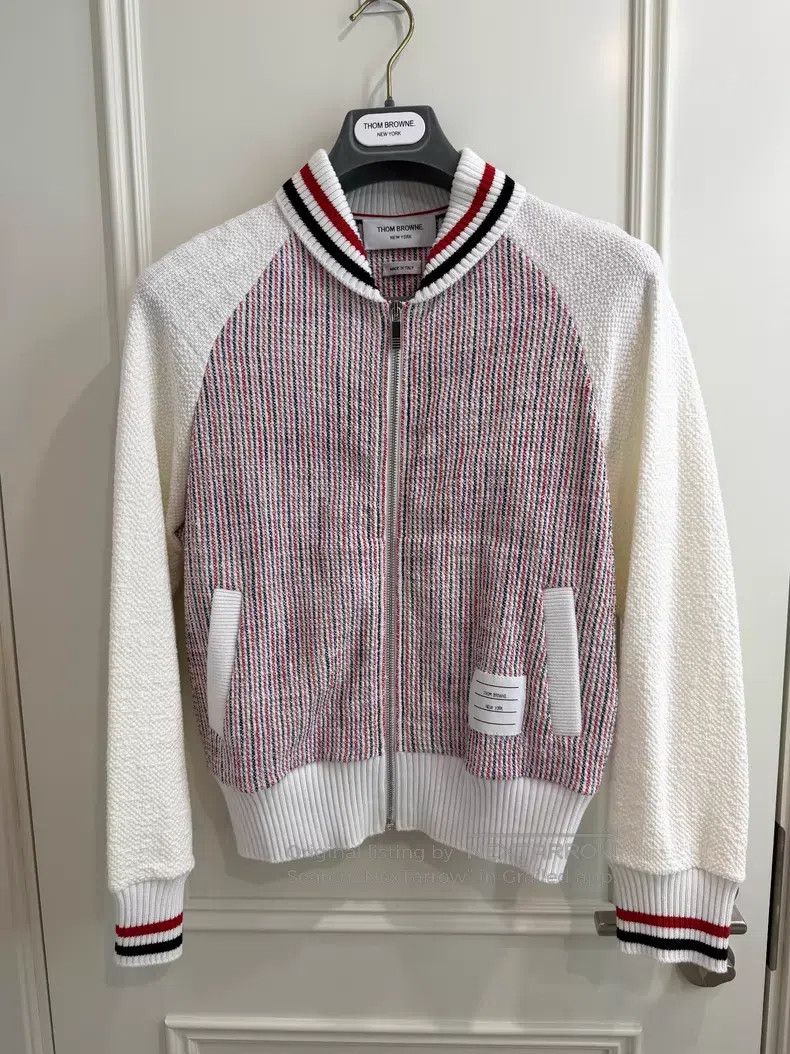 Thom Browne Thom Browne Contrast Striped Knit Blazer Size US M / EU 48-50 / 2 - 1 Thumbnail