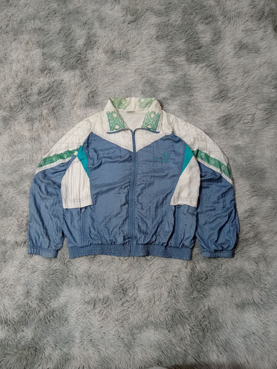 Sergio Tacchini Vintage Sergio Tacchini Windbreaker Size US XL / EU 56 / 4 - 1 Thumbnail