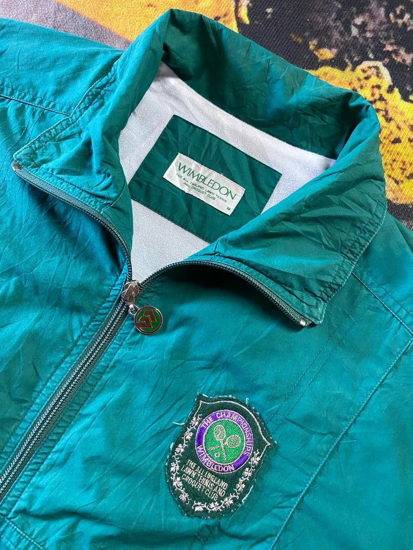 Japanese Brand VINTAGE WIMBLEDON TENNIS BOMBERS JACKET Size US S / EU 44-46 / 1 - 4 Thumbnail