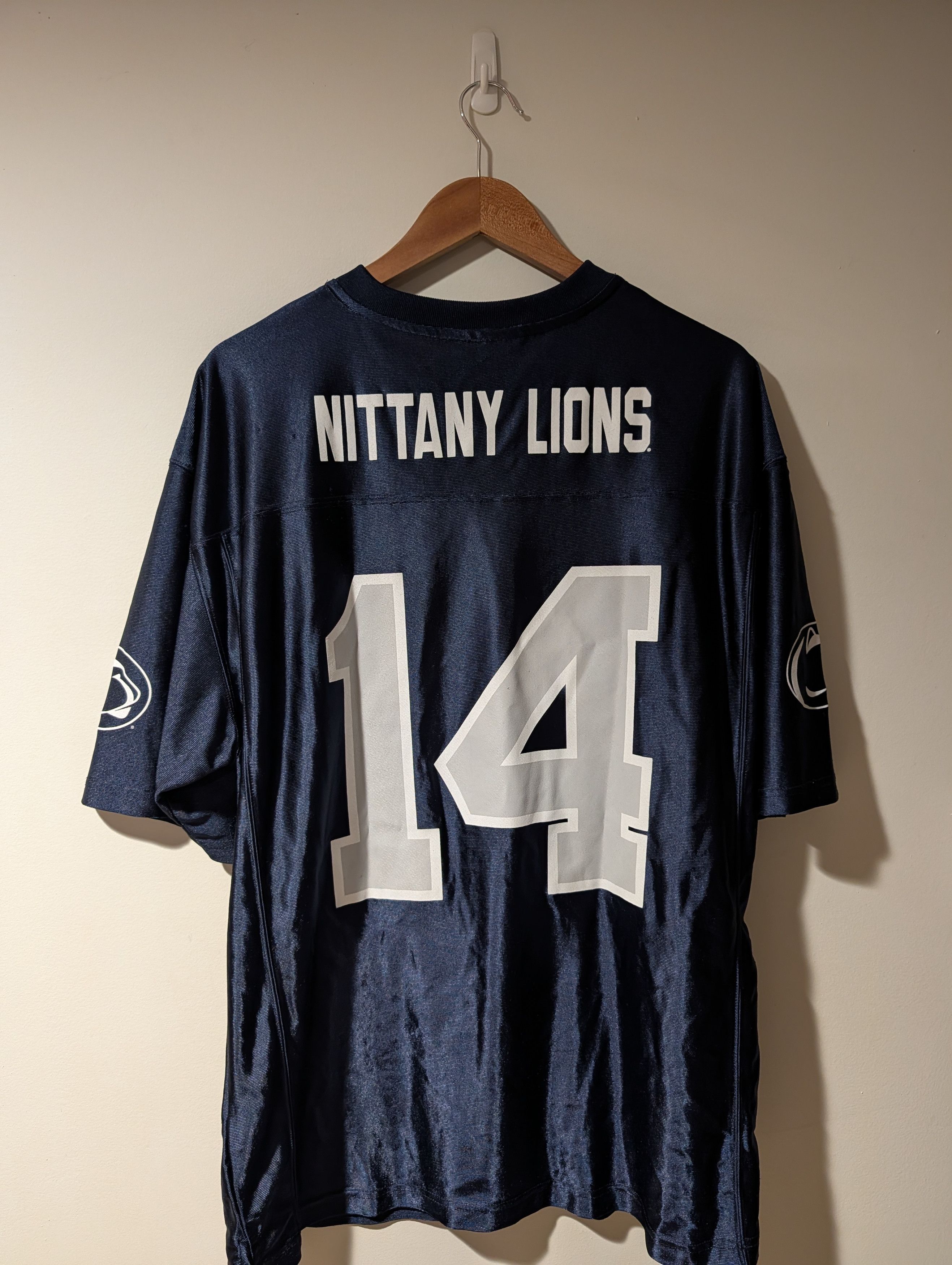 NCAA Vintage 90s Penn State Nittany Lion Football Starter Jersey Size US XL / EU 56 / 4 - 1 Thumbnail