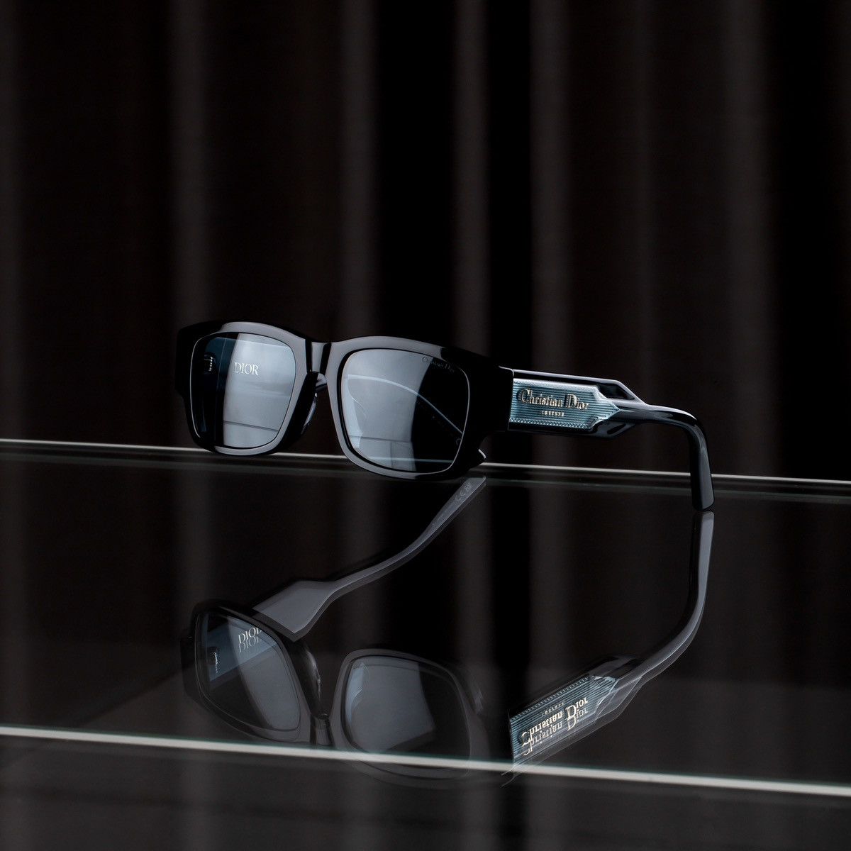 Dior CHRISTIAN DIOR LABEL S1I 13B0 SUNGLASSES Size ONE SIZE - 2 Thumbnail