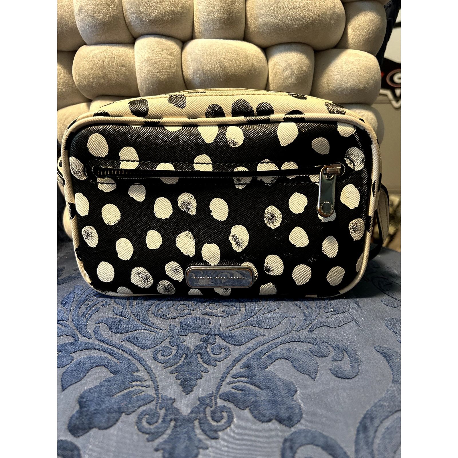 Marc by Marc Jacobs Marc by Marc Jacobs Black & White Polka Dot Camera Crossbody Size ONE SIZE - 1 Thumbnail