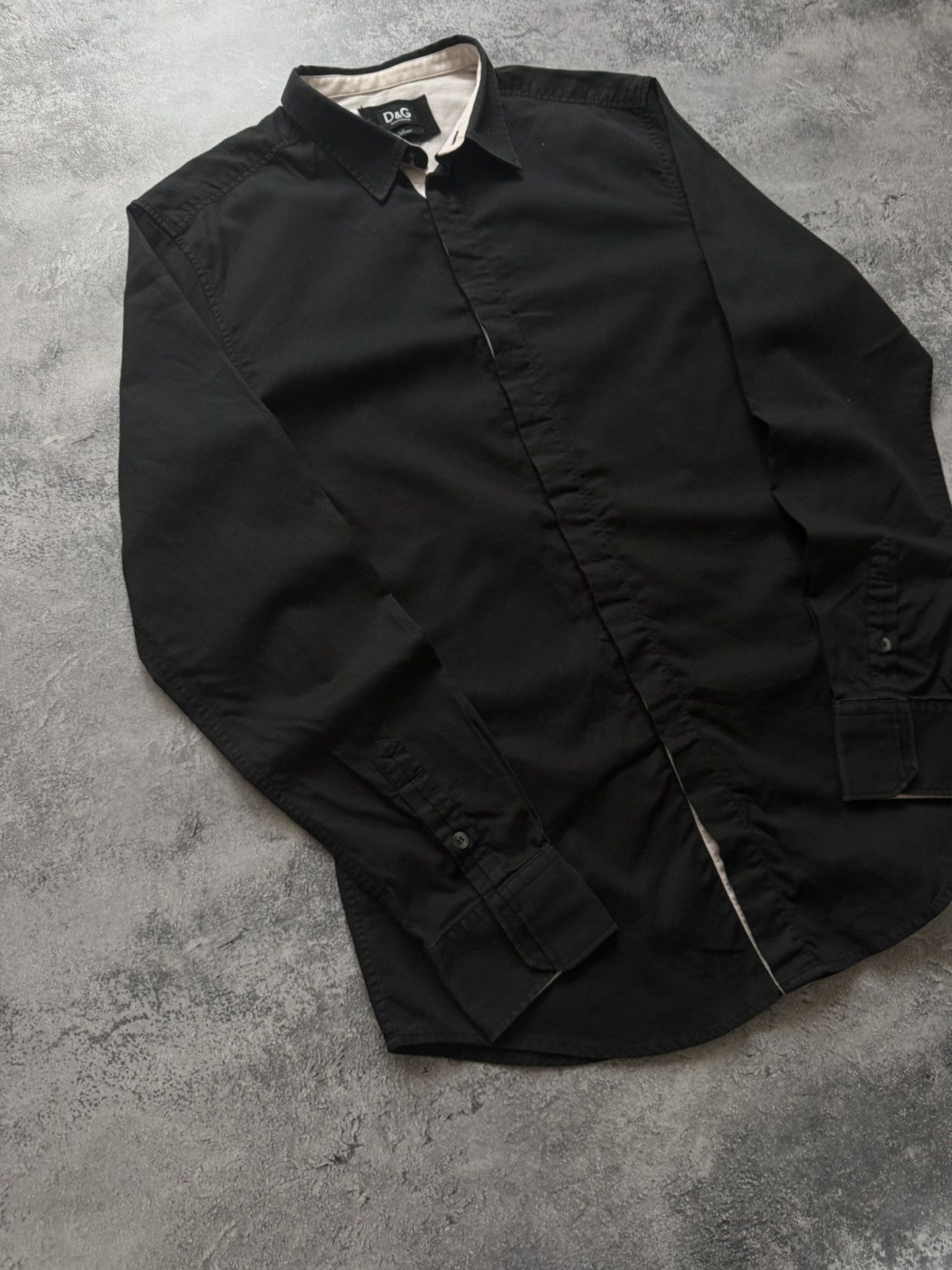 Dolce & Gabbana Vintage Dolce&Gabbana Black Button up Shirt size 52 Size US L / EU 52-54 / 3 - 2 Thumbnail
