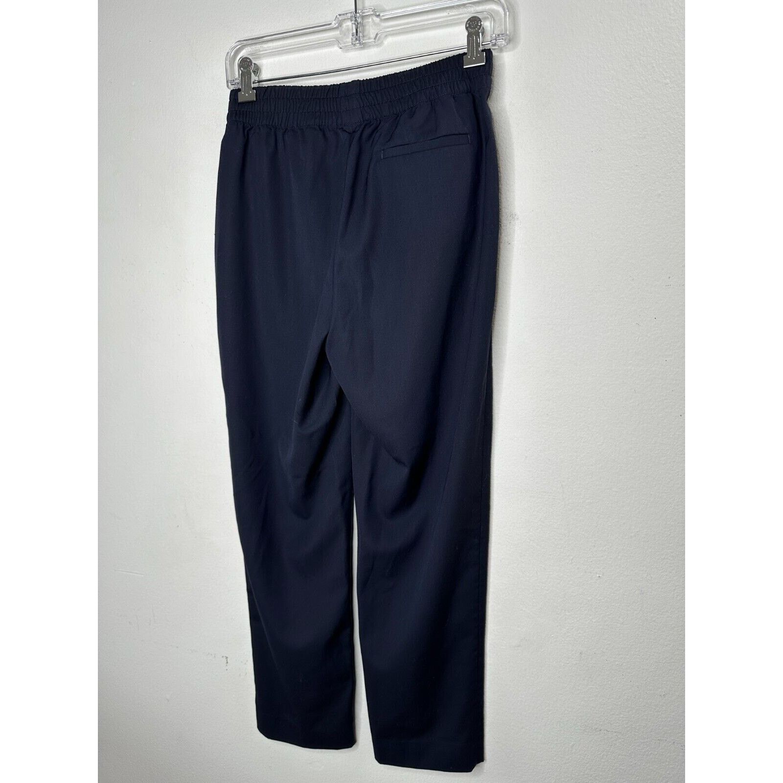 Everlane Everlane Black Italian GoWeave Easy Pull On Wool Pant 0 Size 25" / US 0 / IT 36 - 7 Thumbnail
