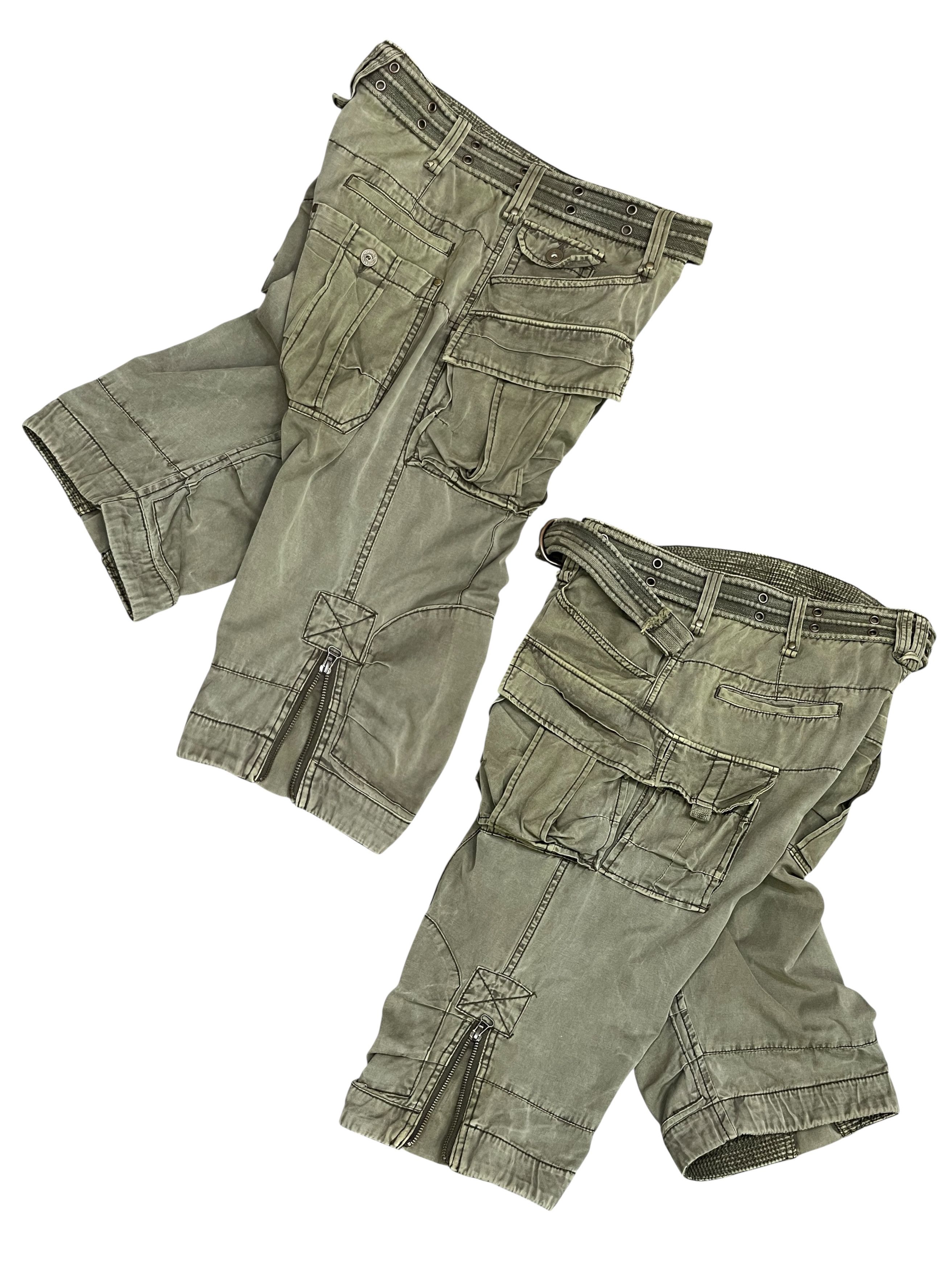 Avirex 🔥Vintage AVIREX Flight Garment Cargo Shorts - Size M (W30") Size US 30 / EU 46 - 1 Thumbnail
