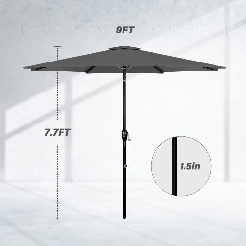 Designer × Homemade Patio Umbrella Outdoor Table Market Yard Umbrella Size US L / EU 52-54 / 3 - 3 Thumbnail