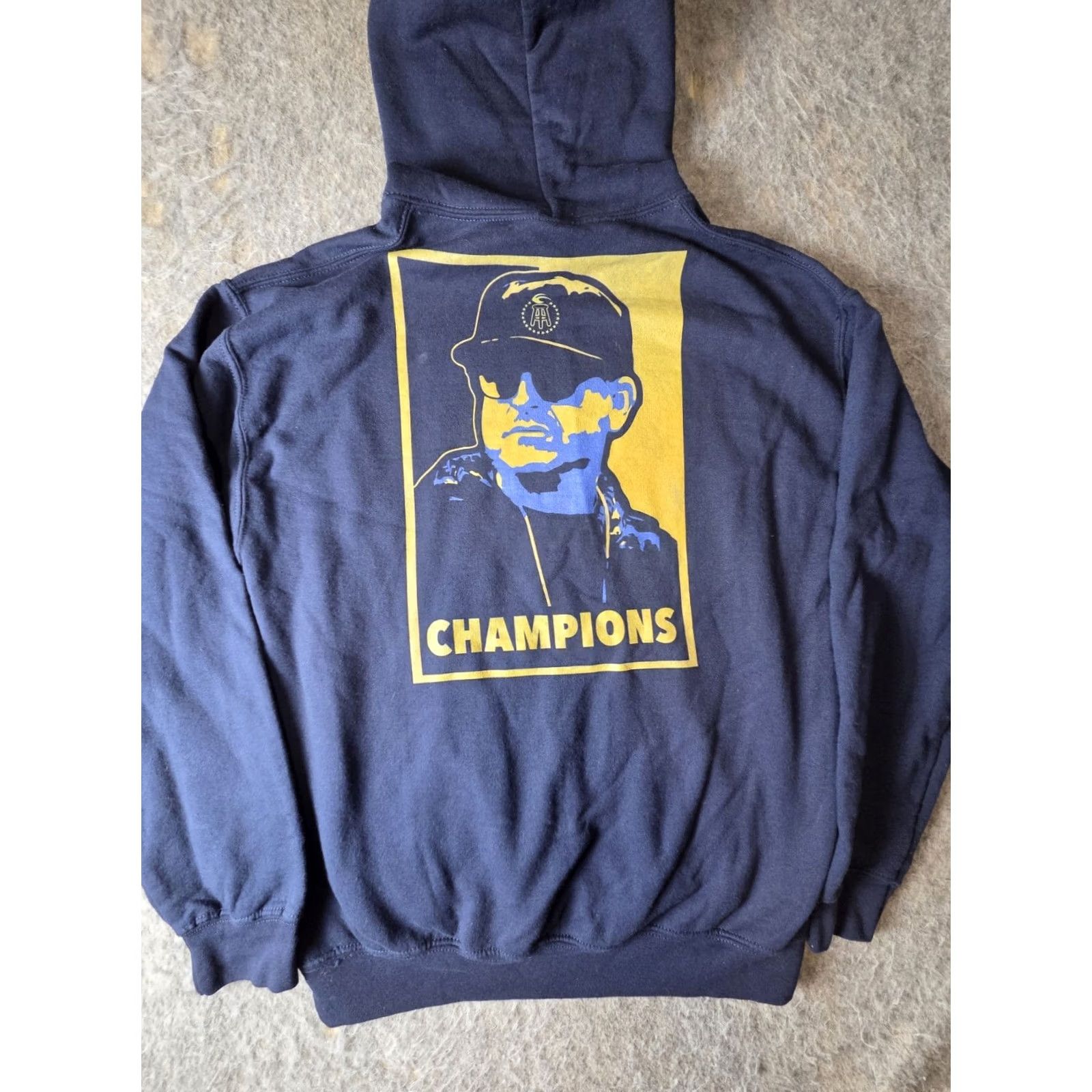 Gildan Barstool Hoodie Men's Michigan Wolverines Jim Harbaugh Champions Medium Blue Size US M / EU 48-50 / 2 - 4 Thumbnail