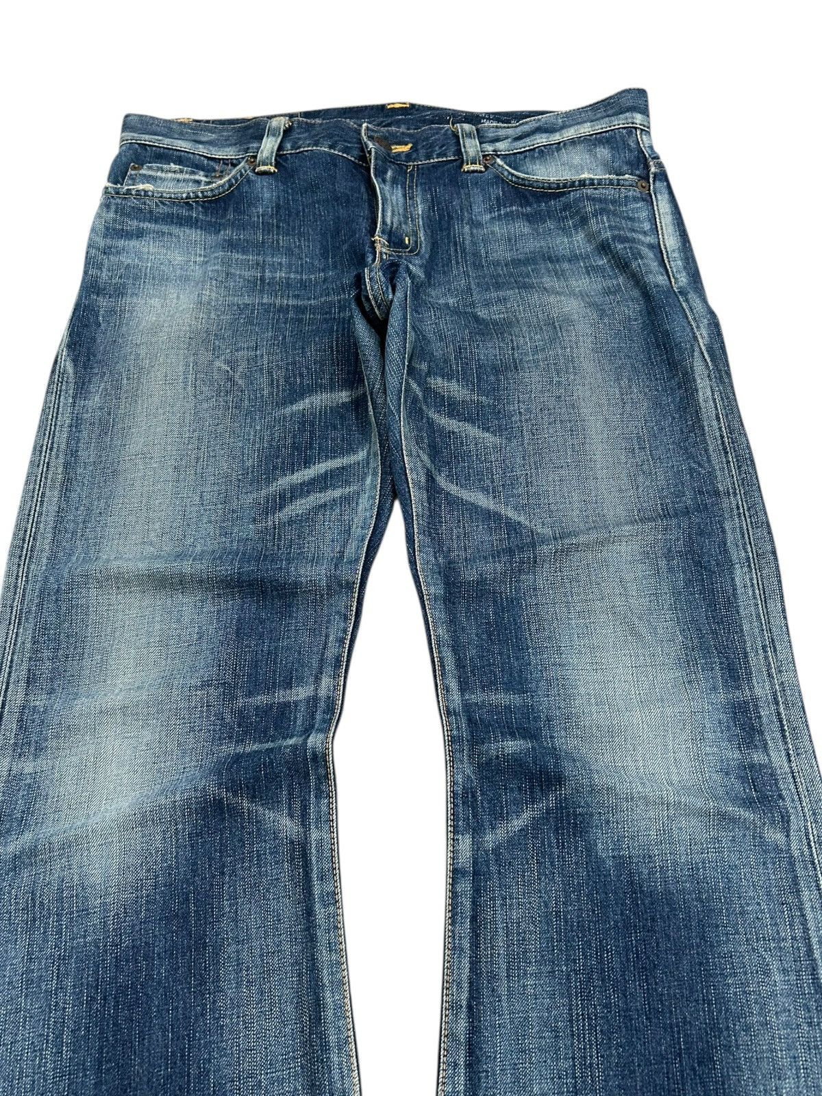 Tornado Mart 90s Flared Edwin 503 Japan Blue Way Unisex Size US 33 - 5 Thumbnail