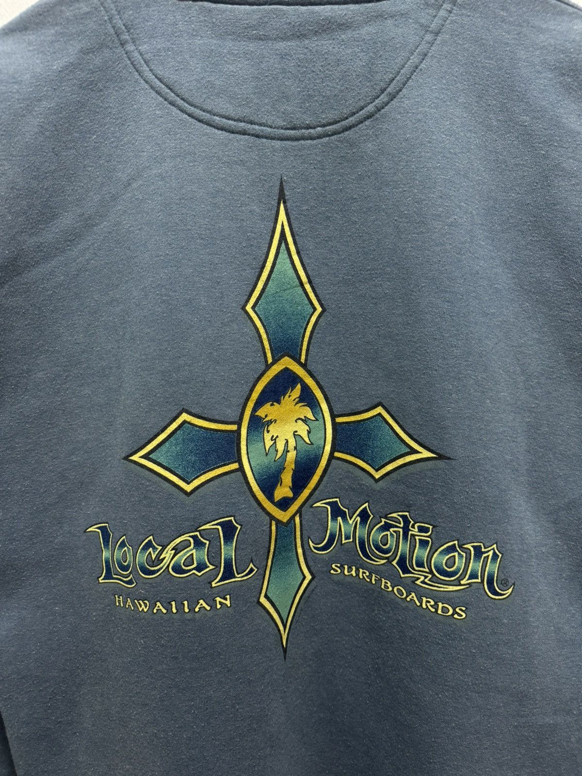 Vintage VINTAGE HAWAIIAN SURFBOARDS LOCAL MOTION BIG LOGO SWEATSHIRT Size US L / EU 52-54 / 3 - 3 Thumbnail