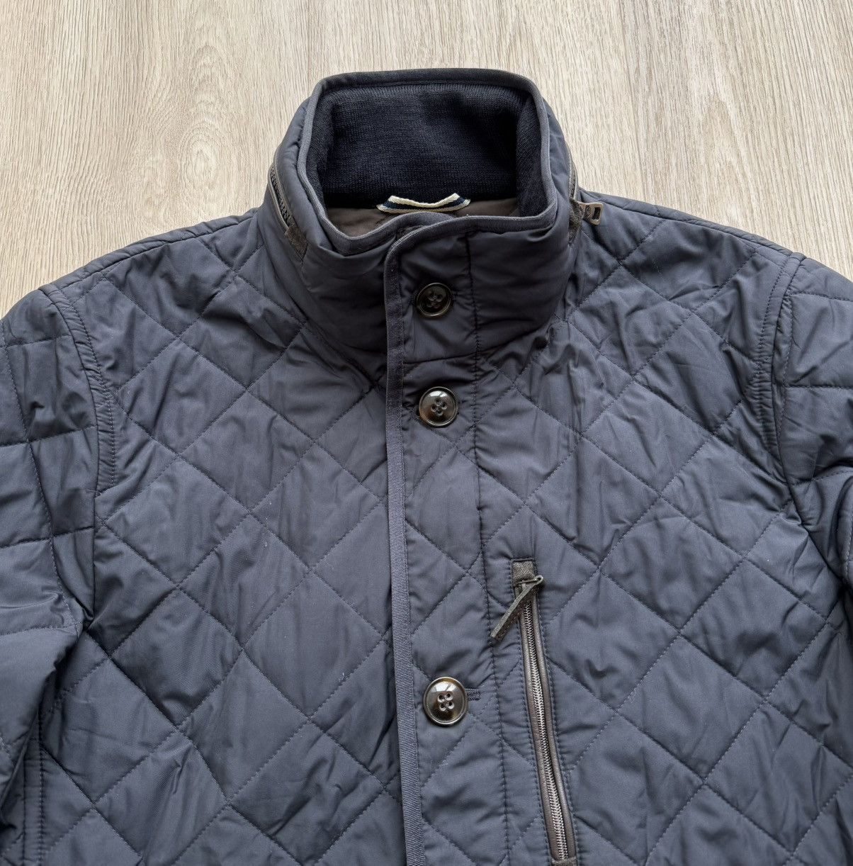 Schneiders Schneiders Salzburg Navy Blue Quilted Jacket Size US S / EU 44-46 / 1 - 4 Thumbnail