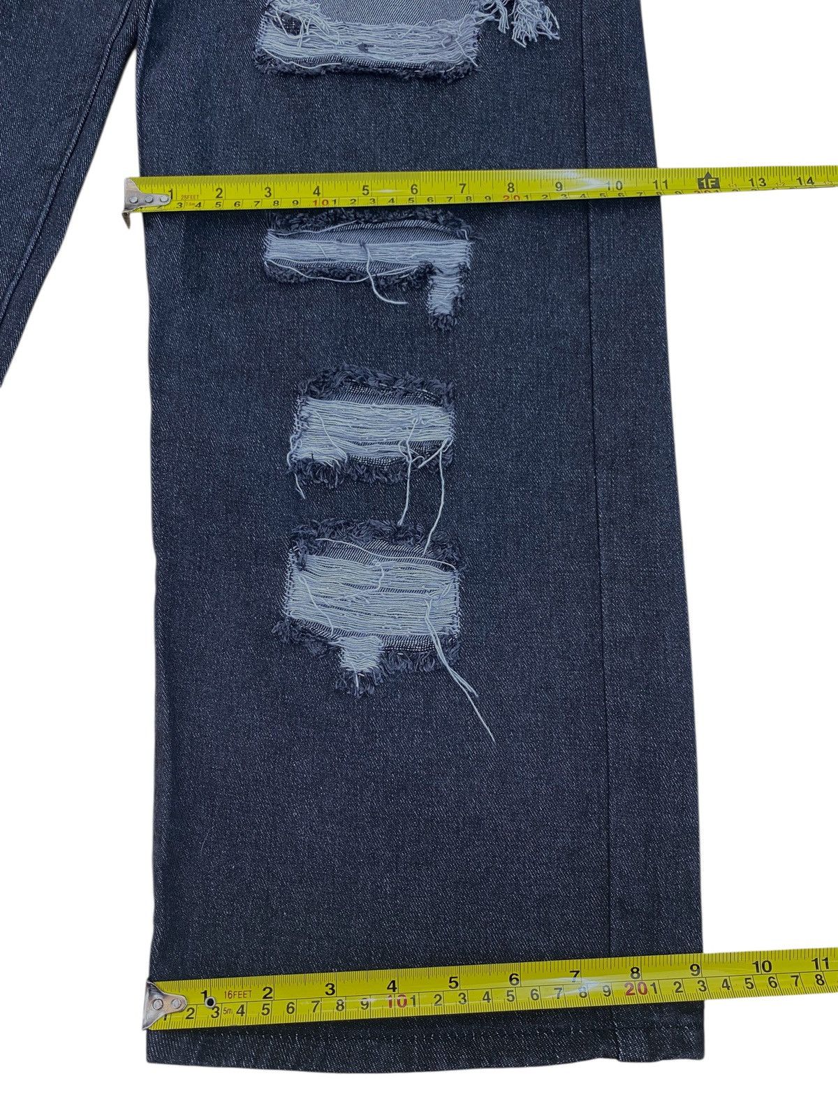 Japanese Brand Japanese Brand Black Wash Distressed Style Baggy Jeans Size US 28 / EU 44 - 11 Thumbnail