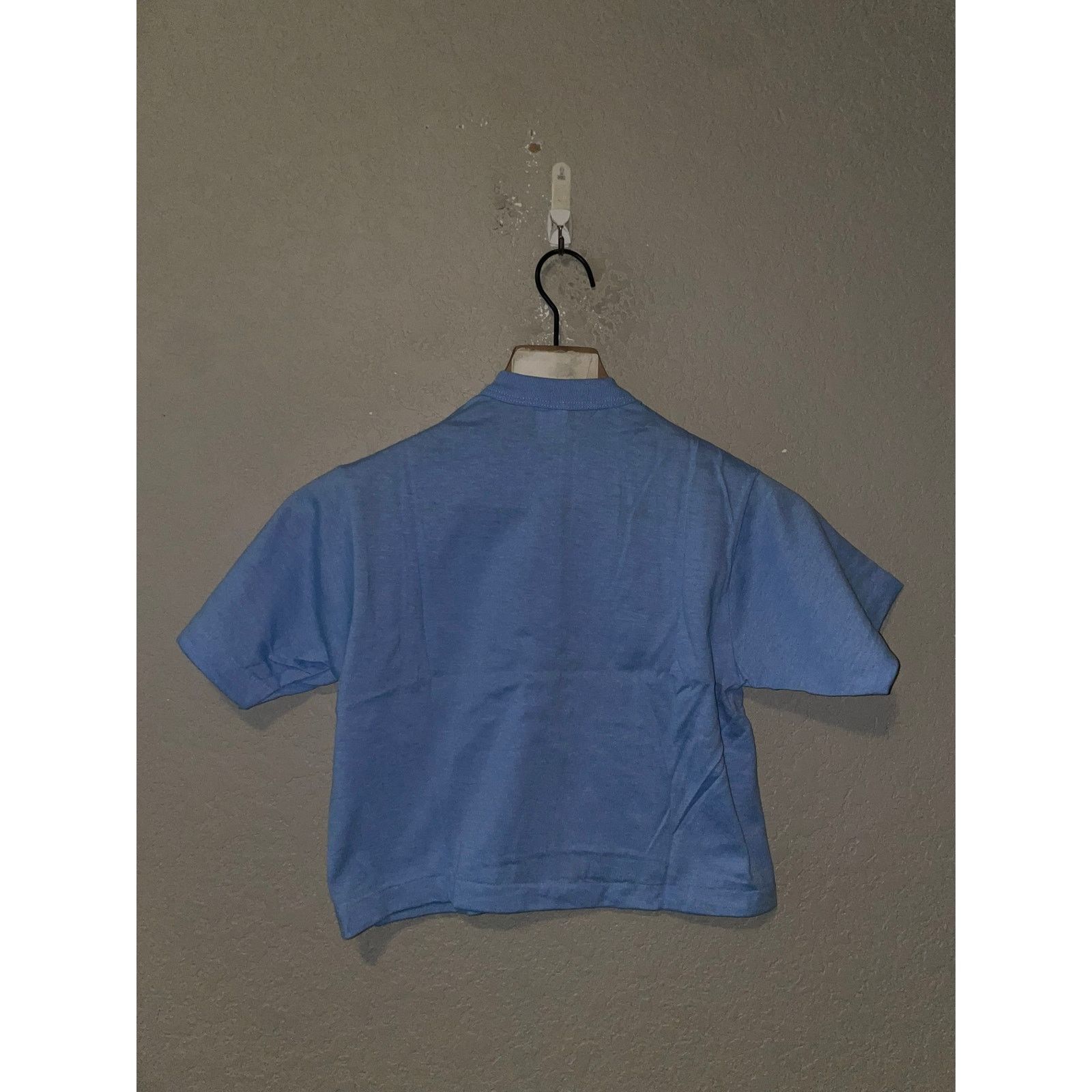 Other Women's Sportswear Light Blue Crop Top Blank Shirt Tee XS Size XS / US 0-2 / IT 36-38 - 6 Thumbnail
