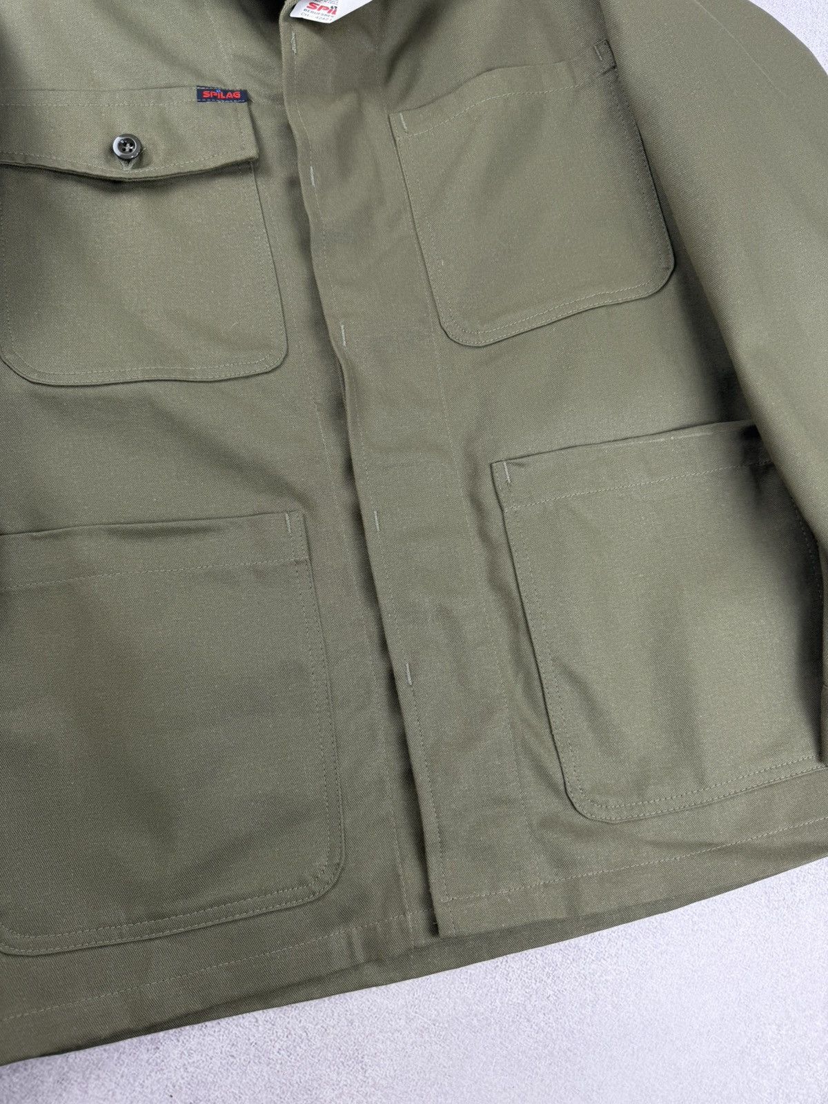 Le Laboureur Vintage Spilag French Workwear Chore Jacket Size 46 Size US S / EU 44-46 / 1 - 4 Thumbnail