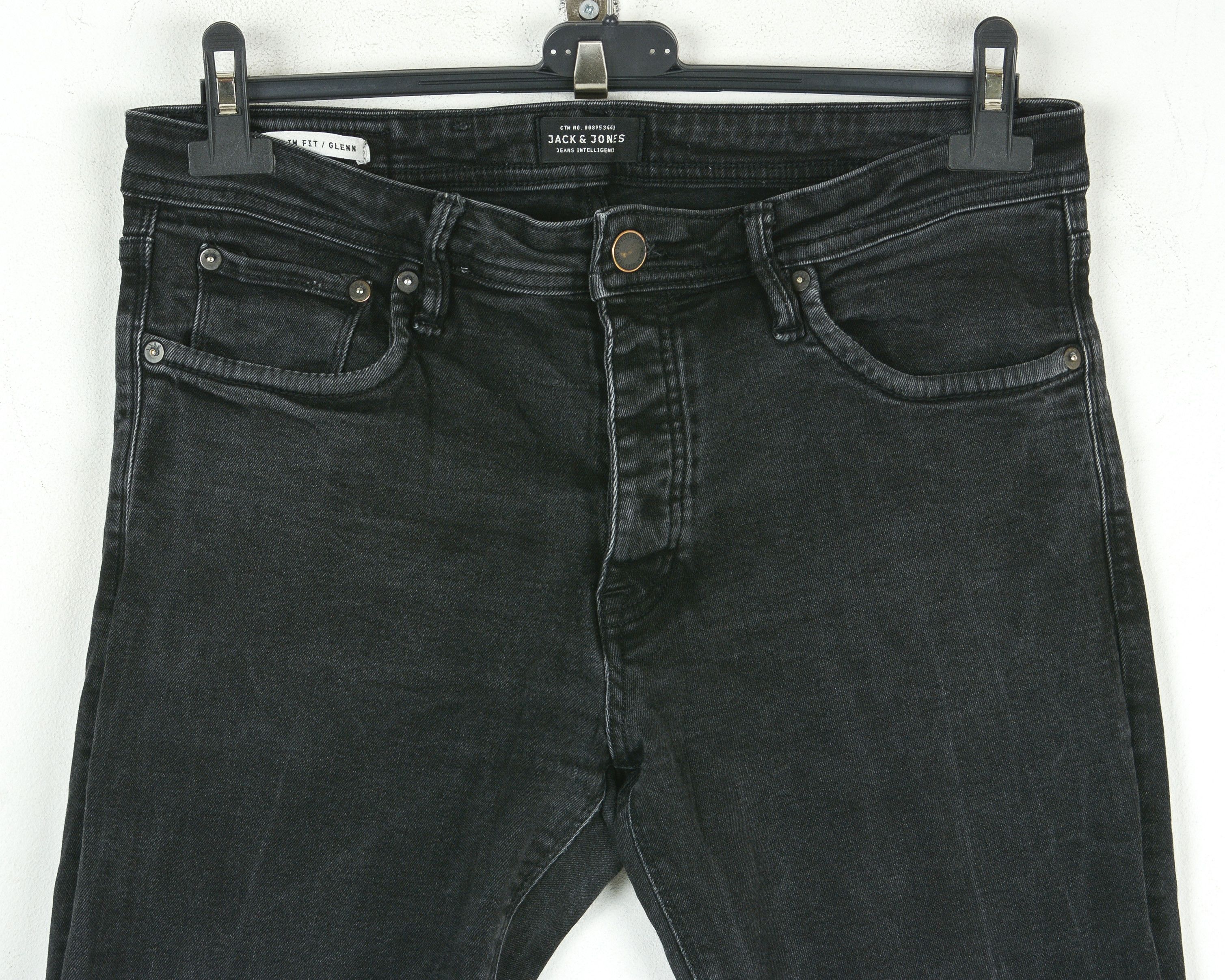 Jack & Jones Glenn W33 L34 Slim Fit Tapered Jeans Denim Pants Trousers Size US 33 - 2 Thumbnail