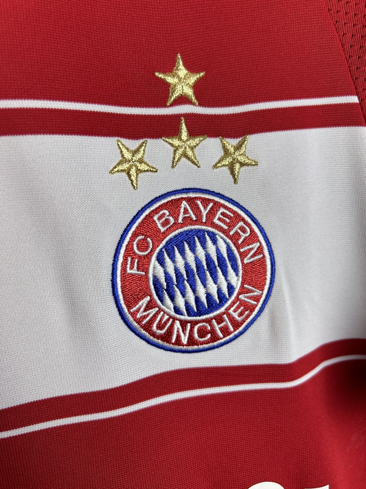 Adidas Vintage Adidas Bayern Munchen #21 Lahm 2007/08/09 Home Kit Size US M / EU 48-50 / 2 - 6 Thumbnail