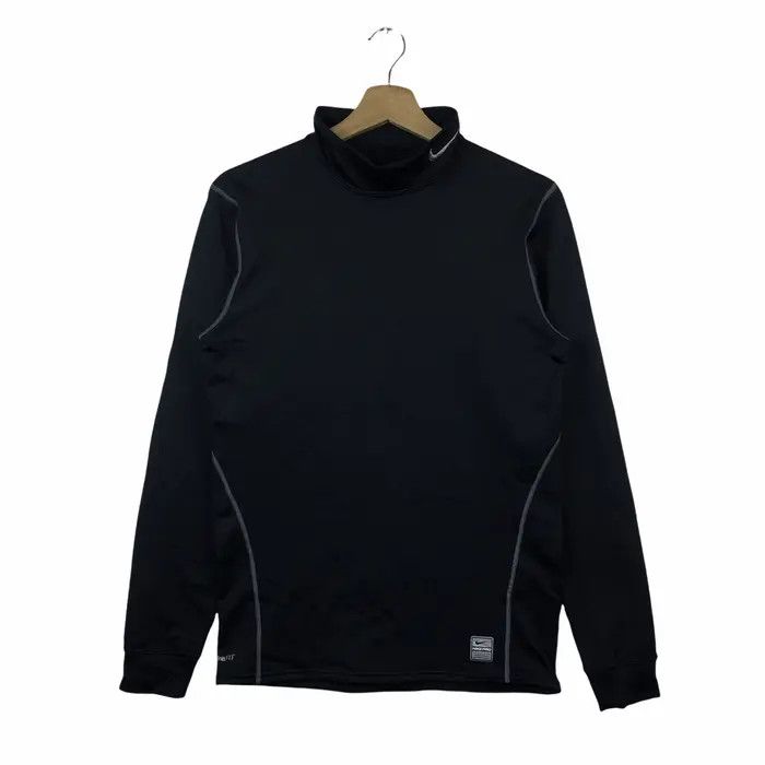 Nike Vintage NIKE TEAM PRO FIT Thermal Fabric Swoosh Logo Sweater Size US L / EU 52-54 / 3 - 1 Thumbnail