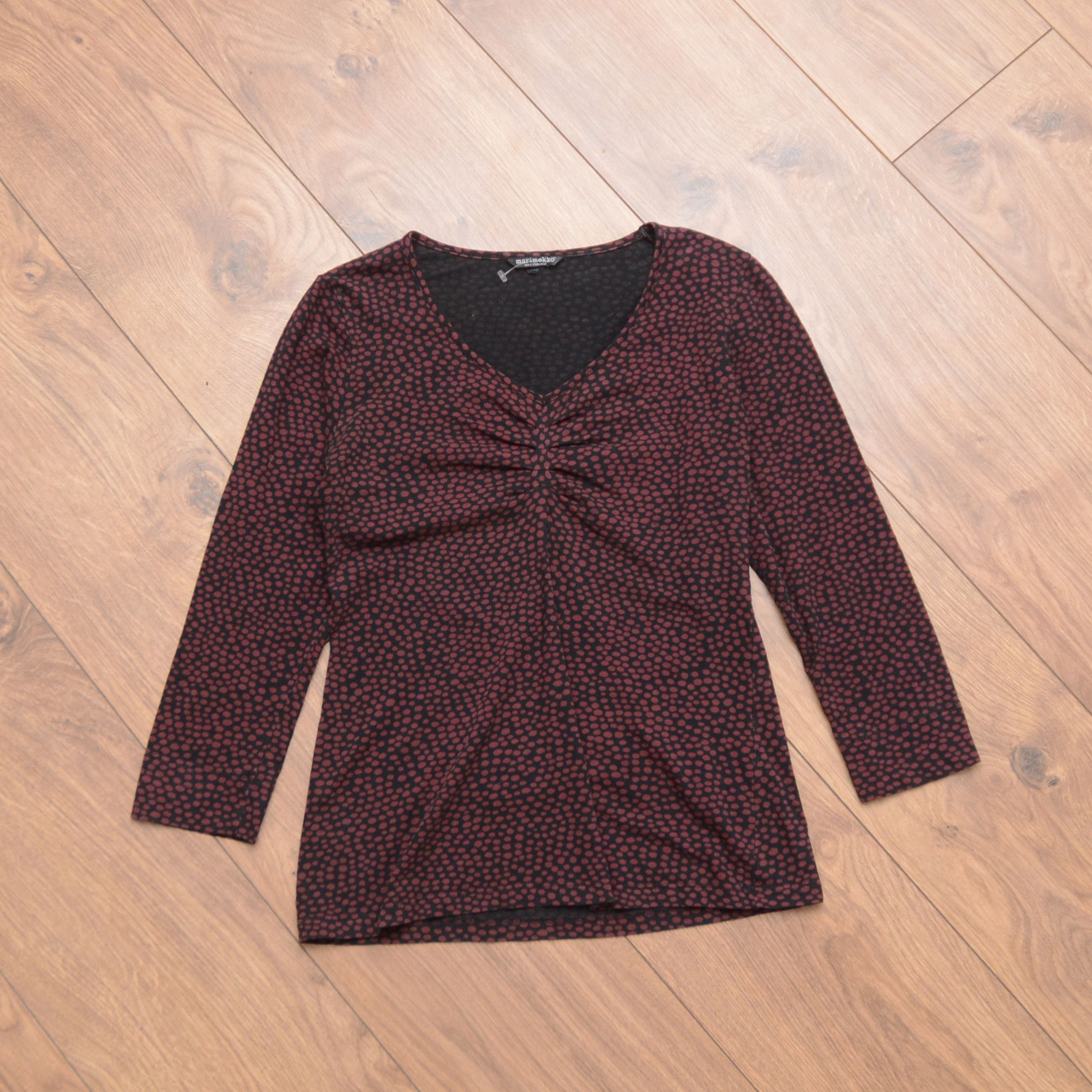 Marimekko MARIMEKKO Mika Piirainen Polla Dot Pullover Blouse size S Size S / US 4 / IT 40 - 5 Thumbnail