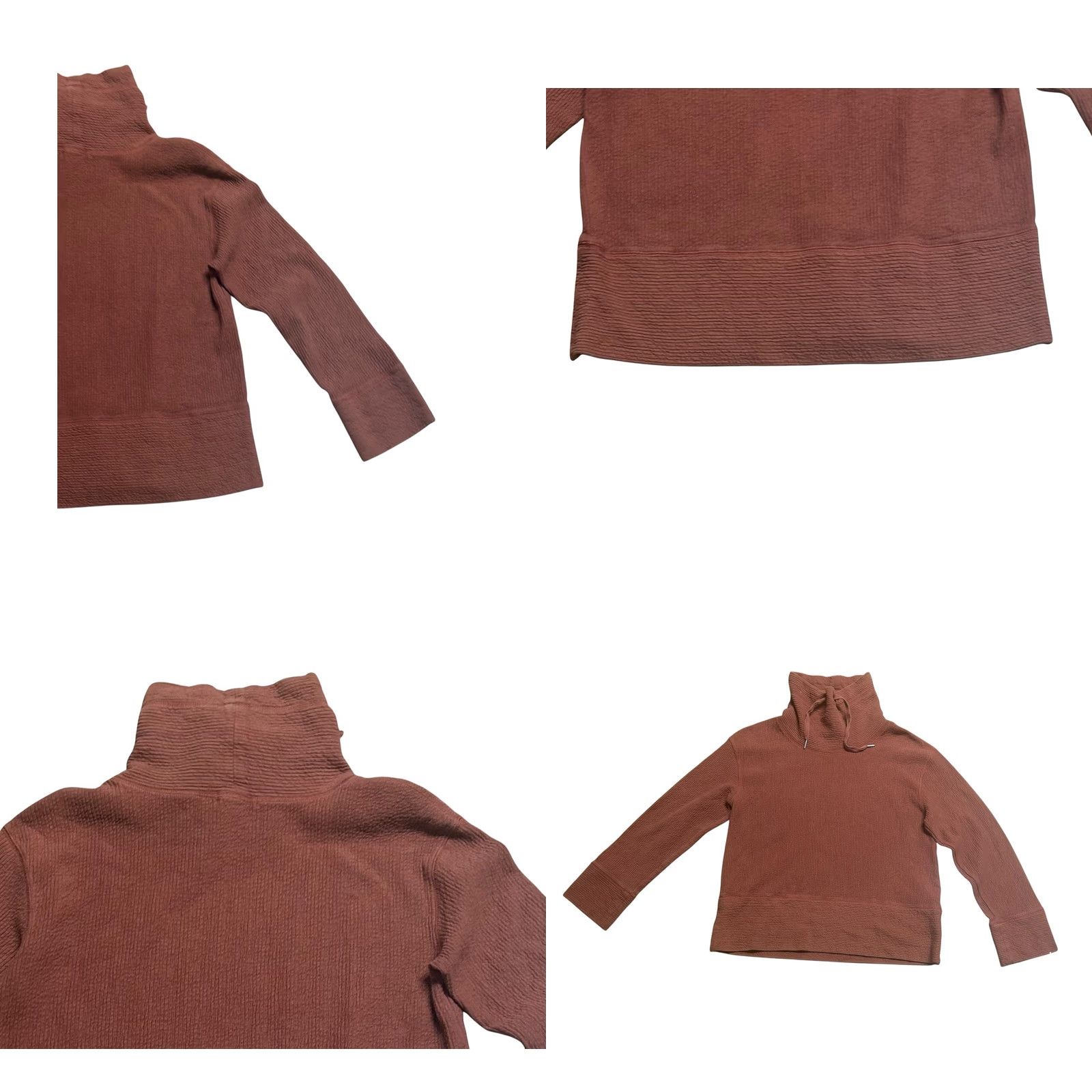 Orvis Orvis Cowl Neck Pullover Sweatshirt Long Sleeve Orange Pocket Women’s Small Sweatshirt, Orange, Pocket, ORVIS, Women, Small Size S / US 4 / IT 40 - 9 Thumbnail
