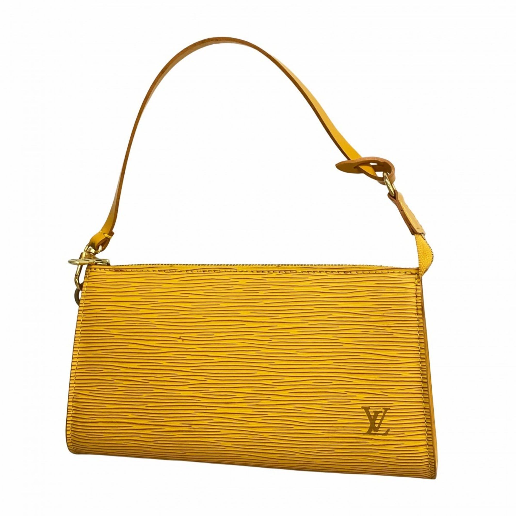 Louis Vuitton Epi Leather Pochette Accessory M52949 Jaune for Women