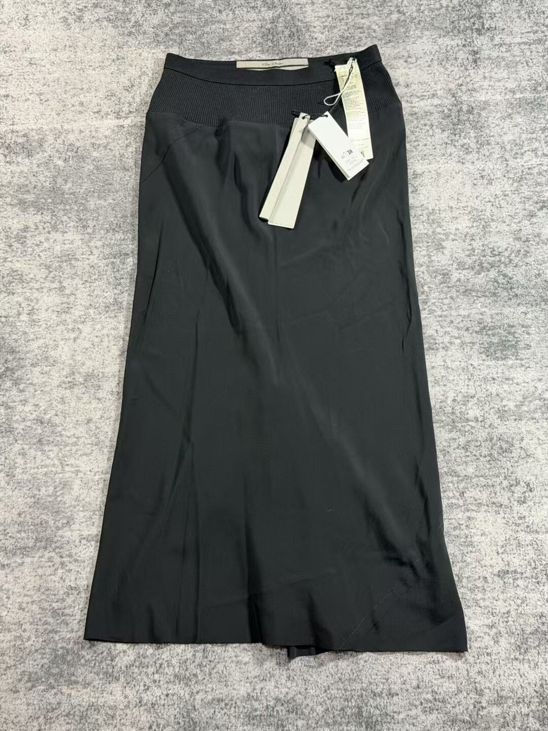 Rick Owens Rick Owens Black Knit Panel Skirt Size 40" / US 18 - 1 Thumbnail