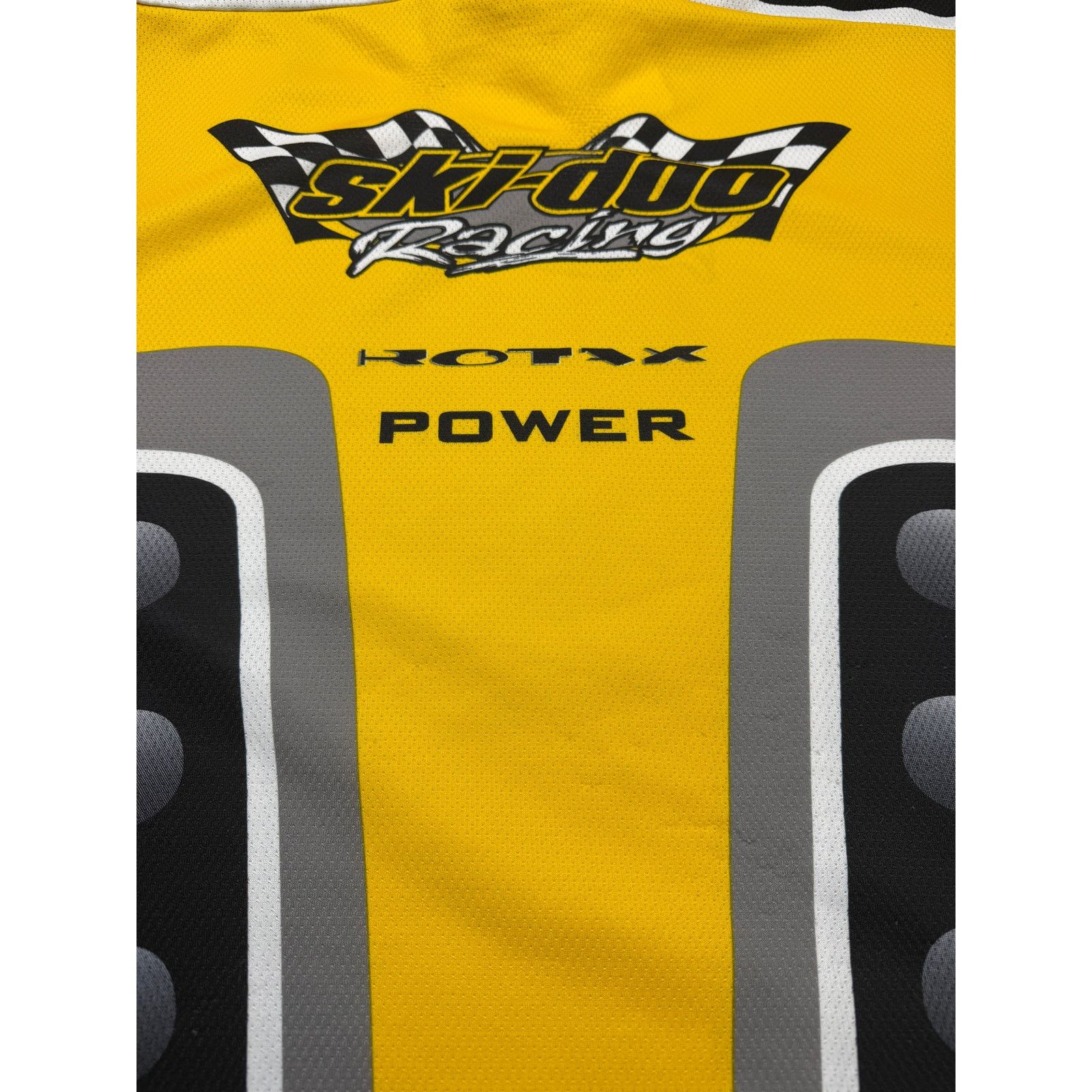 Vintage Vintage 90s Ski Doo Racing Rotax Power Snow Gear XL Yellow Size US XL / EU 56 / 4 - 8 Thumbnail